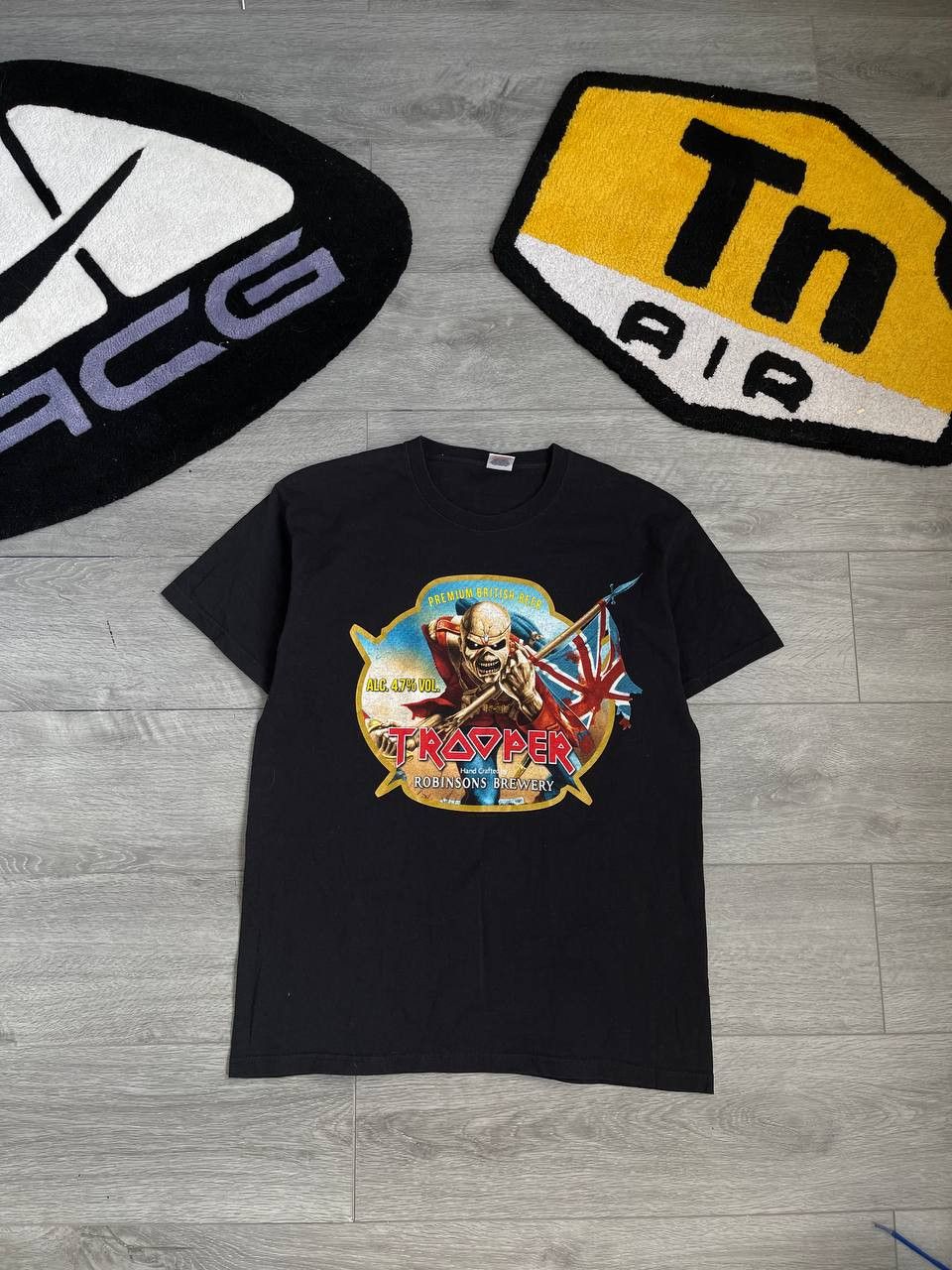Band Tees vintage Iron Maiden t shirt Trooper beer like ACDC Size US L / EU 52-54 / 3 - 3 Thumbnail