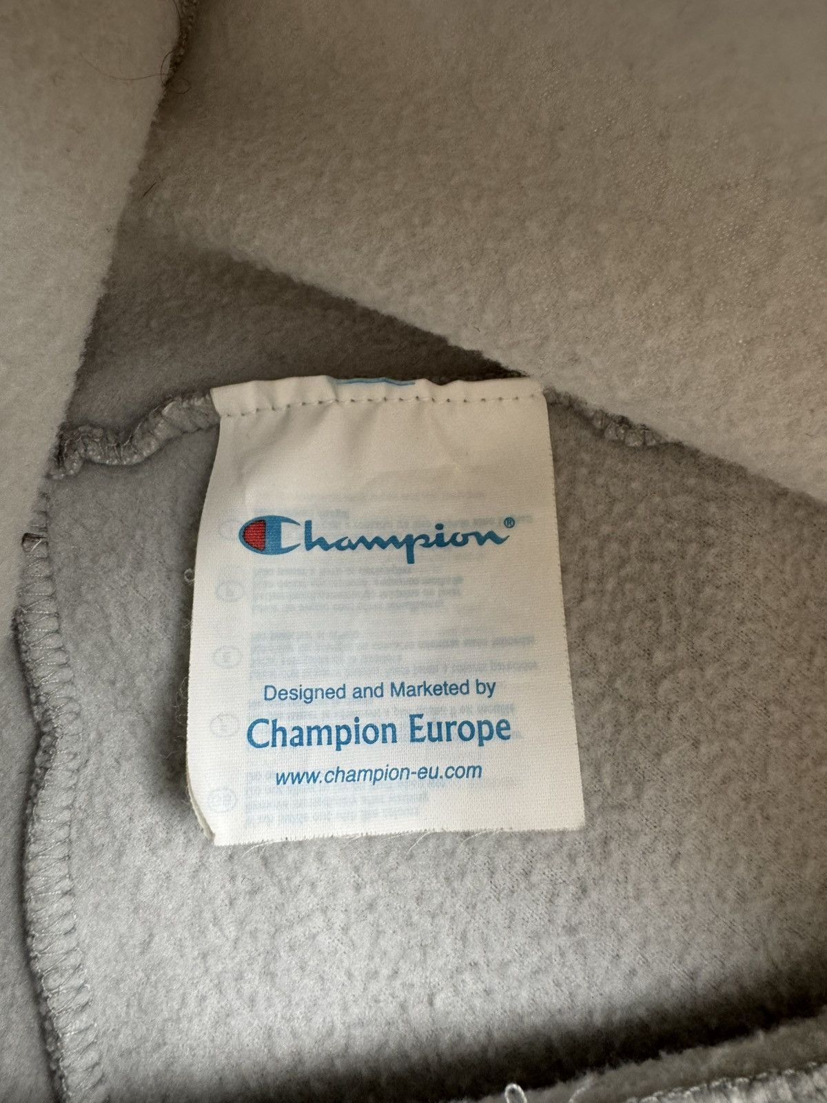 Champion × Vintage Vintage 90s Champion fleece Sherpa beanie logo hat Size ONE SIZE - 5 Thumbnail