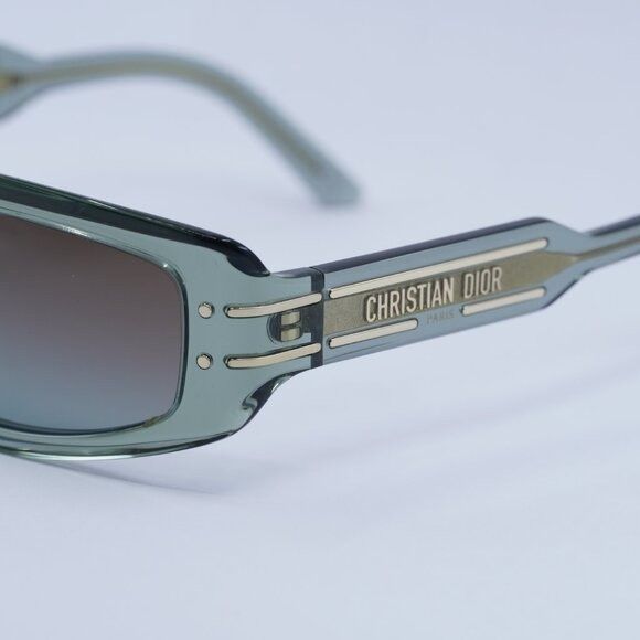 Dior 🕶️ New Dior DIORSIGNATURE S9U 55F2 Sunglasses - Shiny Green Size ONE SIZE - 10 Thumbnail
