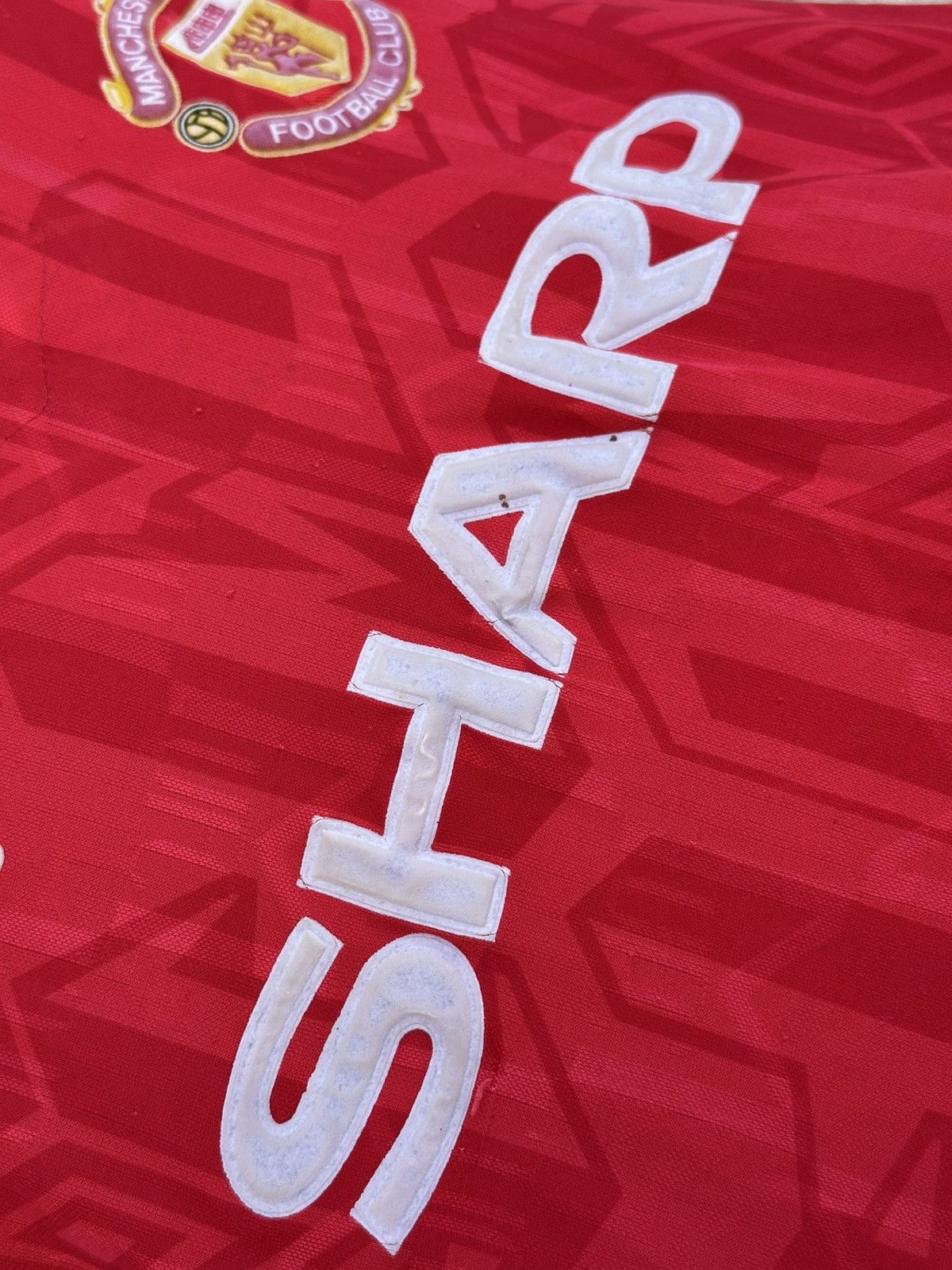 Umbro Umbro Manchester United 1992/1994 Home Football Shirt Sharp Size US L / EU 52-54 / 3 - 5 Thumbnail