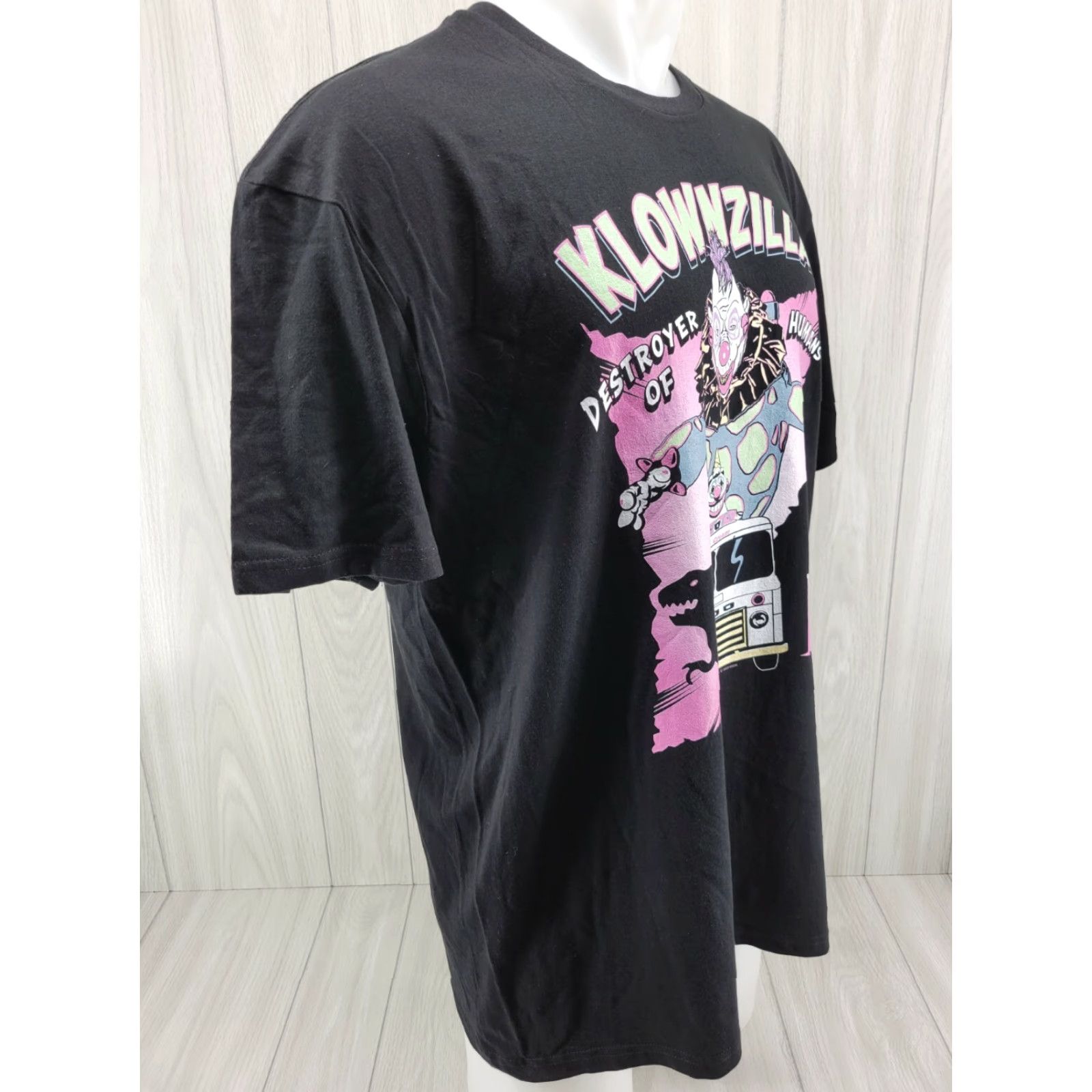 Vintage Killer Klowns KLOWNZILLA Black MENS T-Shirt XL Size US XL / EU 56 / 4 - 4 Thumbnail