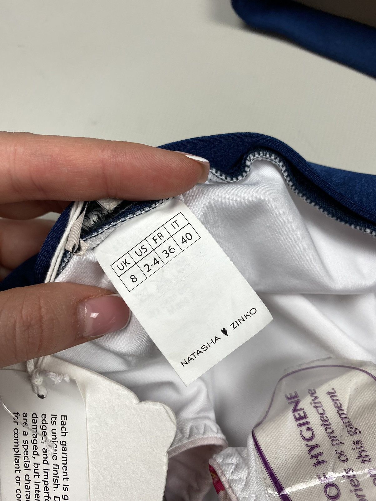 Natasha Zinko BNWT! Natasha Zinko Neoprene Bikini 2 Piece swim suit Size XS / US 0-2 / IT 36-38 - 19 Thumbnail