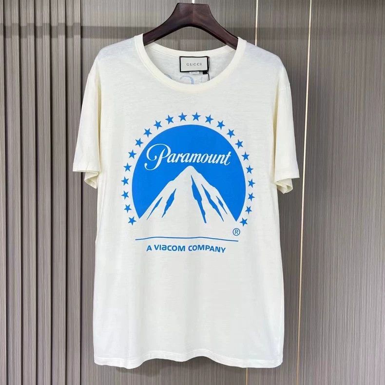 Gucci Gucci Snow mountain printed letter short sleeves 2501-Nexta Size US M / EU 48-50 / 2 - 1 Thumbnail