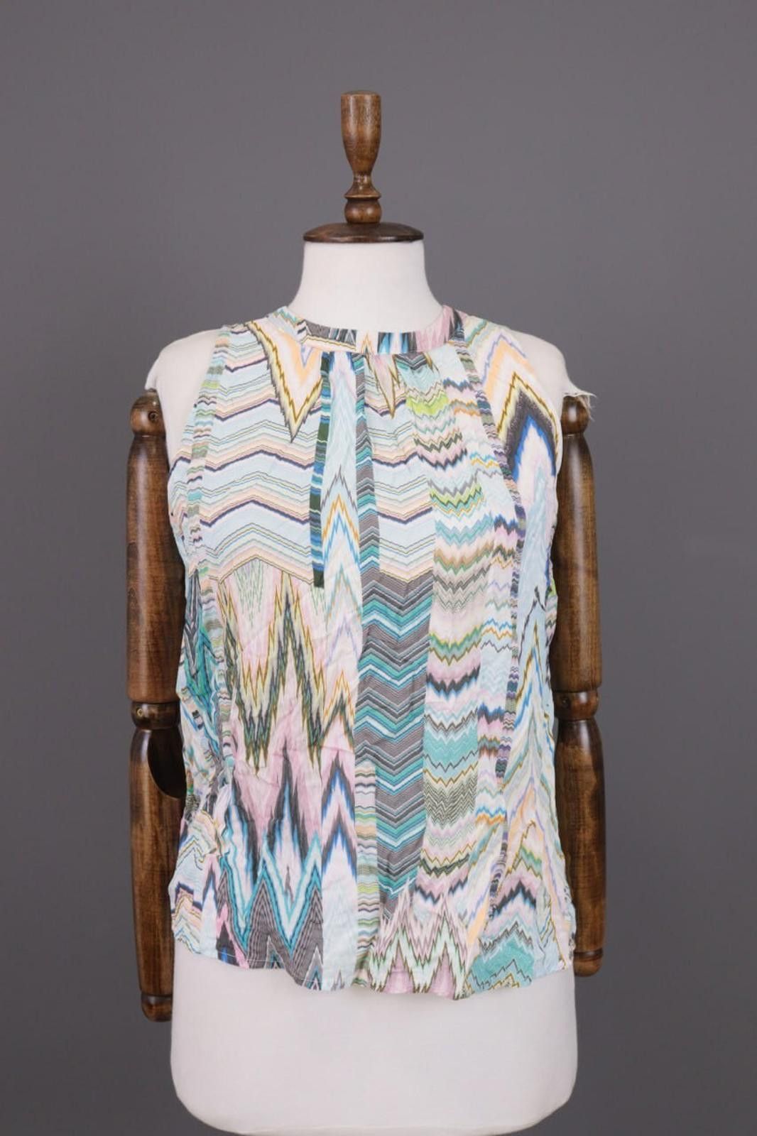 Designer Emily Van Den Bergh Multicolor Tank Top Shirt Size 38 / M Size M / US 6-8 / IT 42-44 - 1 Thumbnail