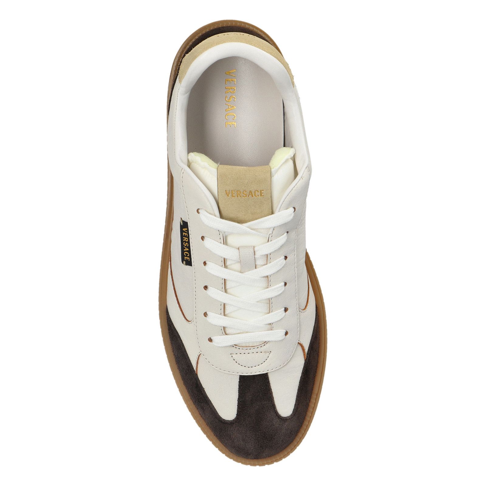 Versace VERSACE Grey/Brown Sneakers New And Authentic (Men's size:US Size US 8.5 / EU 41-42 - 5 Thumbnail