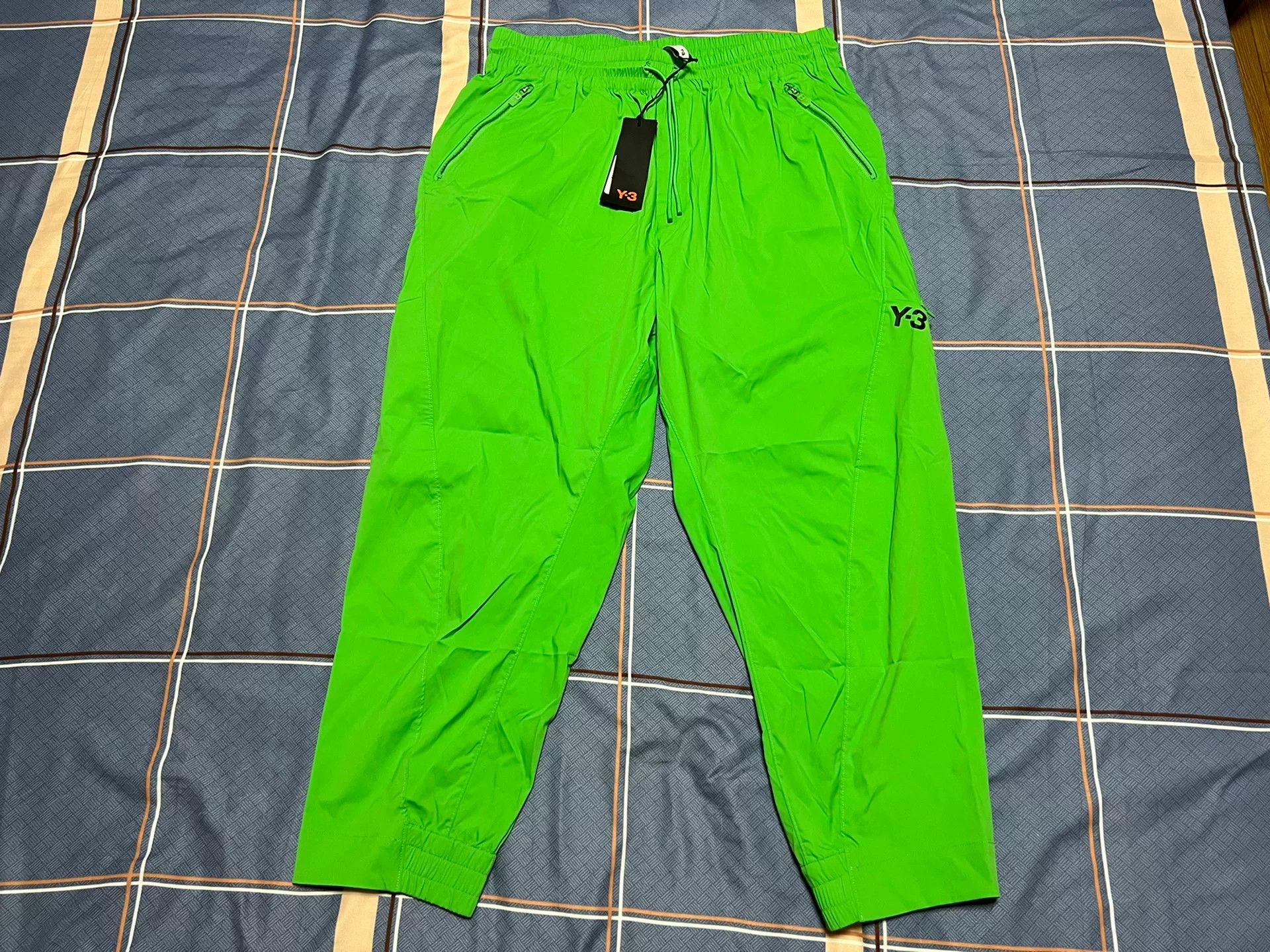 Y-3 Y-3 Men's Slim Fit Green Pants Size US 30 / EU 46 - 1 Thumbnail