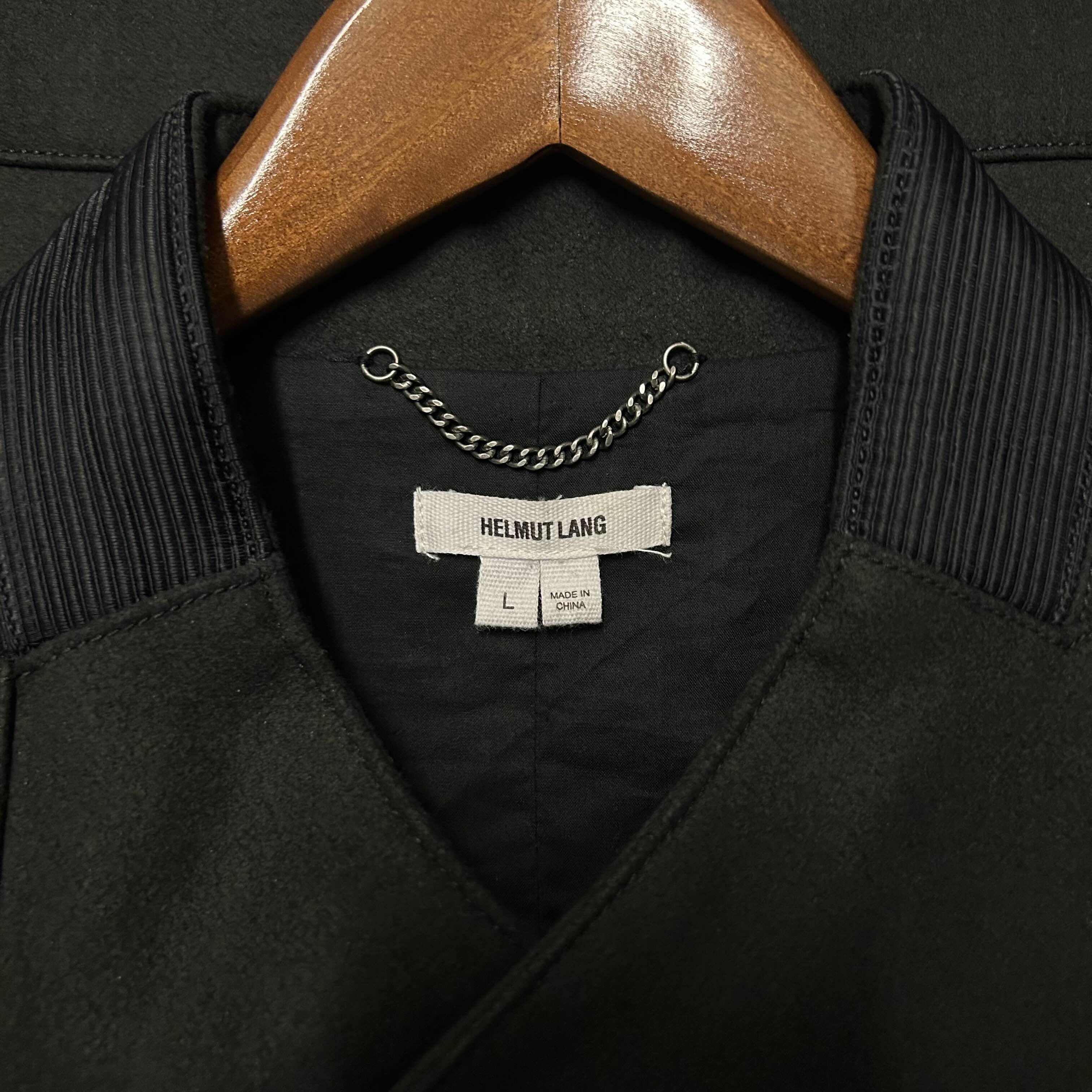 Helmut Lang helmut lang asymmetrical zip wool bikers jacket Size US L / EU 52-54 / 3 - 5 Thumbnail