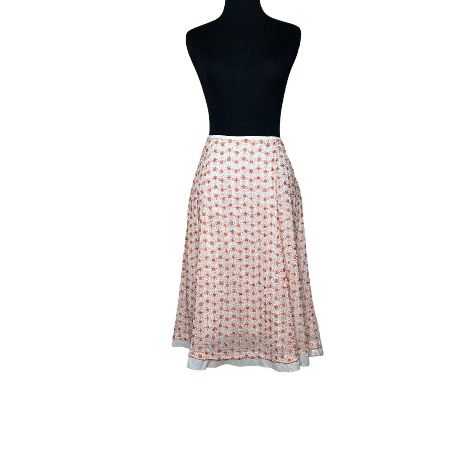 Johnny Was Johnny Was floral embroidered midi skirt size 8 Size 30" / US 8 / IT 44 - 6 Thumbnail