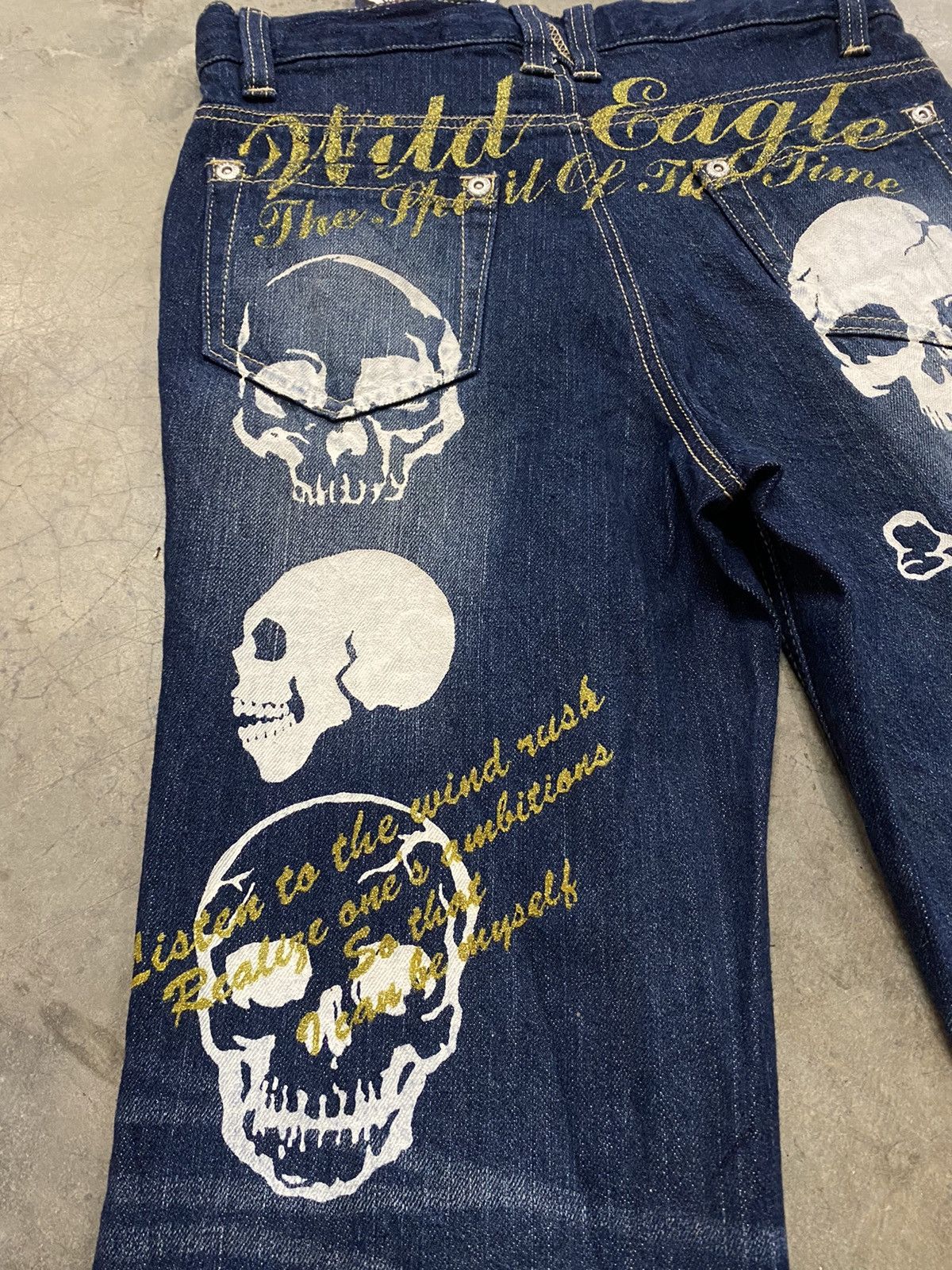 Japanese Brand Japanese Skulls Punk Number (N)ine x Mastermind Japan Style Size US 30 / EU 46 - 5 Thumbnail