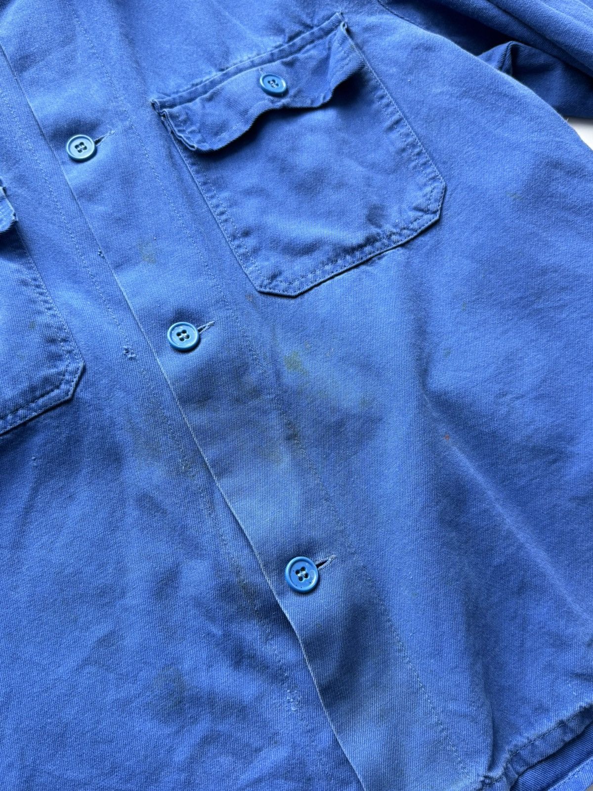 Vetra Vintage 80s French Workwear Sanfor Chore Work Jacket Size US L / EU 52-54 / 3 - 5 Thumbnail