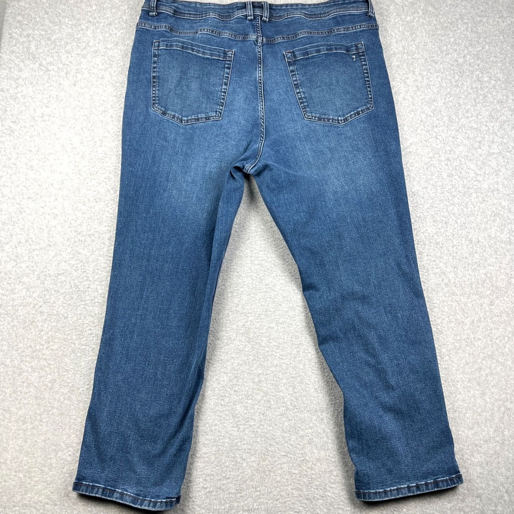 Denime The Perfect Jean NYC Jeans Mens Blue Denim Stretch 42x30 Thick Thicc Pockets Pants Size US 42 / EU 58 - 2 Thumbnail