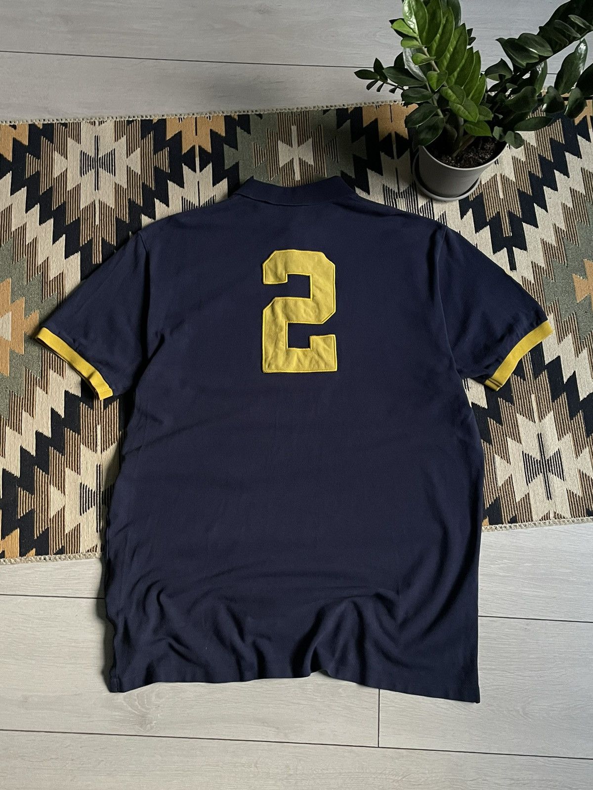 Vintage Vintage Polo Ralph Lauren Big Logo T-shirt Size US XL / EU 56 / 4 - 2 Thumbnail