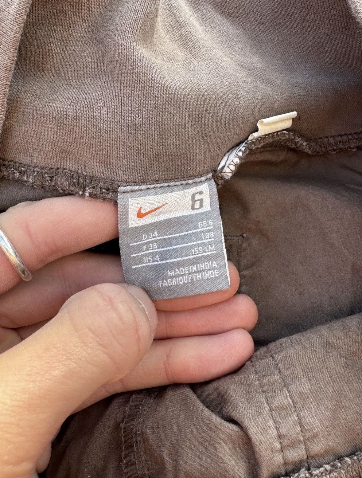 Nike Vintage Nike Cargo Brown Pants Travis Scott Size US 31 - 4 Thumbnail