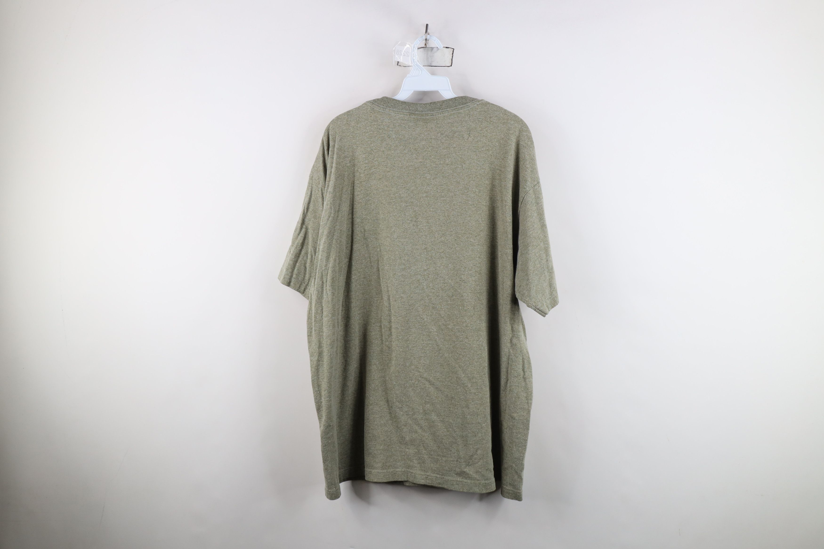 Vintage Vintage 90s Streetwear Little Bighorn Montana T-Shirt Green Size US XL / EU 56 / 4 - 11 Thumbnail