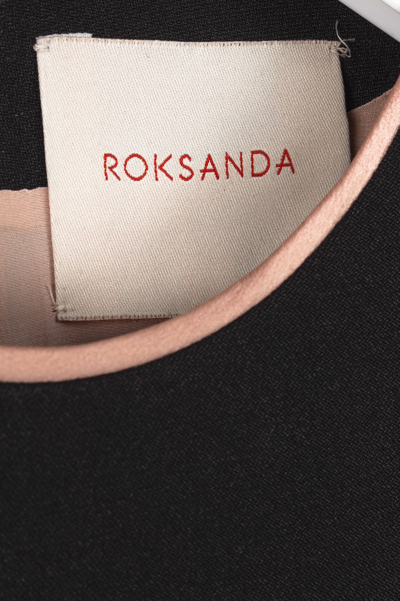 ROKSANDA Roksanda Lena Black Crepe Frilled Sleeve Midi Dress Size L / US 10 / IT 46 - 4 Thumbnail
