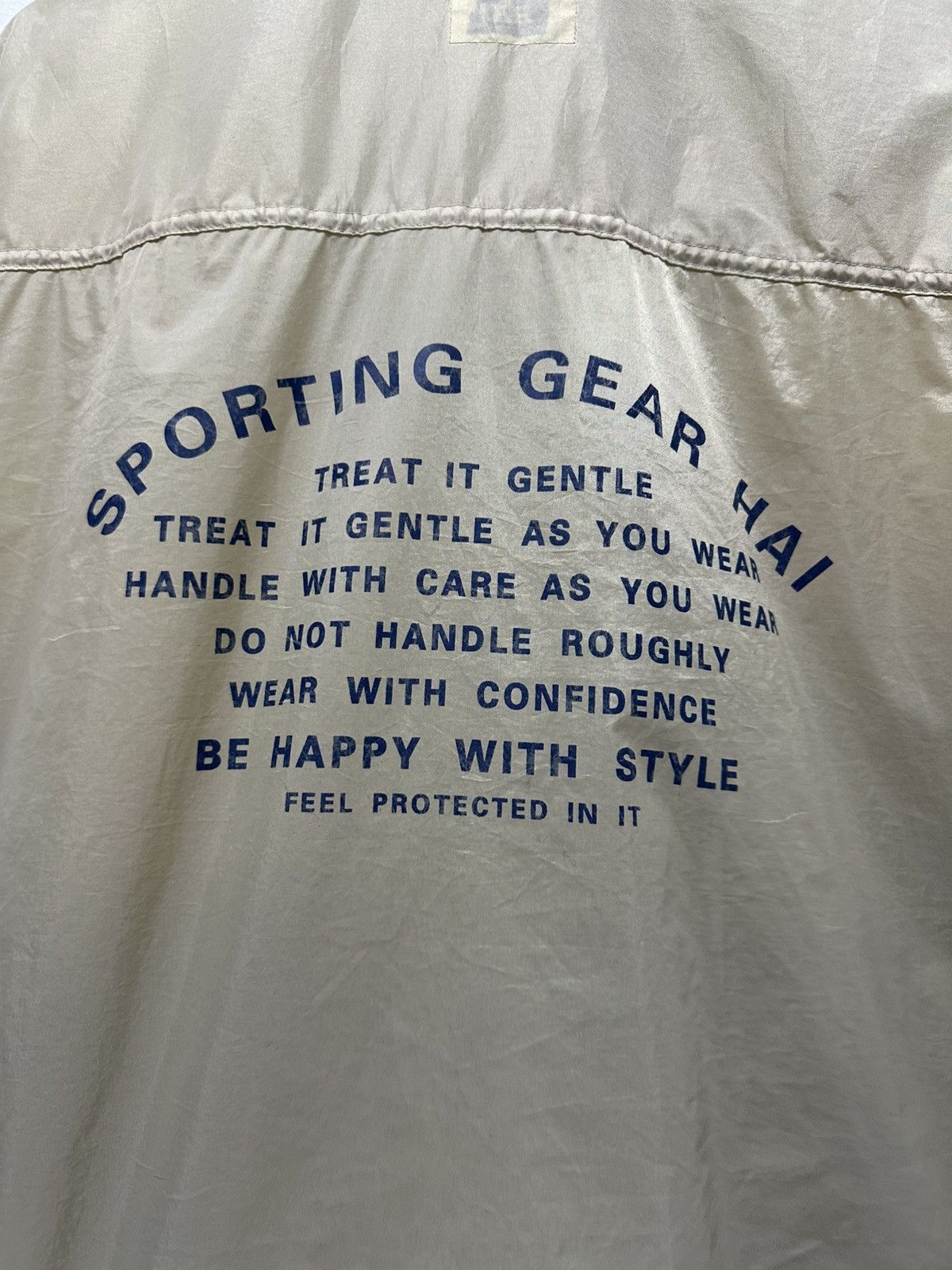 Issey Miyake Vintage Hai Sporting Gear Issey Miyake Nylon Jacket Be Happy Size US M / EU 48-50 / 2 - 6 Thumbnail