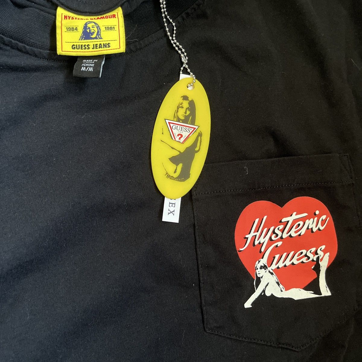 Hysteric Glamour hysteric glamour x guess black tee Size US M / EU 48-50 / 2 - 3 Thumbnail