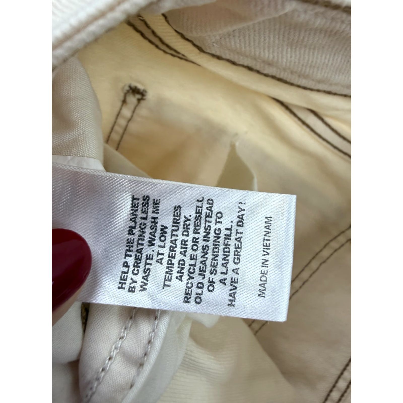 Pacsun PacSun Jeans Womens 26 White Light Wash Straight Leg Stretch Denim Casual Shirts? Size 26" / US 2 / IT 38 - 3 Thumbnail