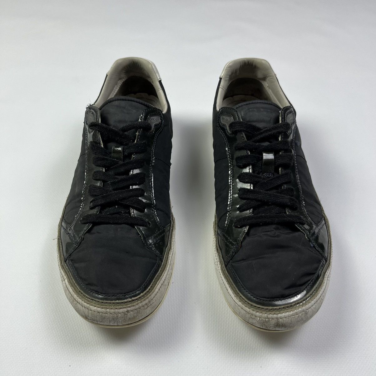 Prada × Vintage Prada Milano Vintage Low Sneakers Black Luxury Size US 8 / EU 41 - 2 Thumbnail