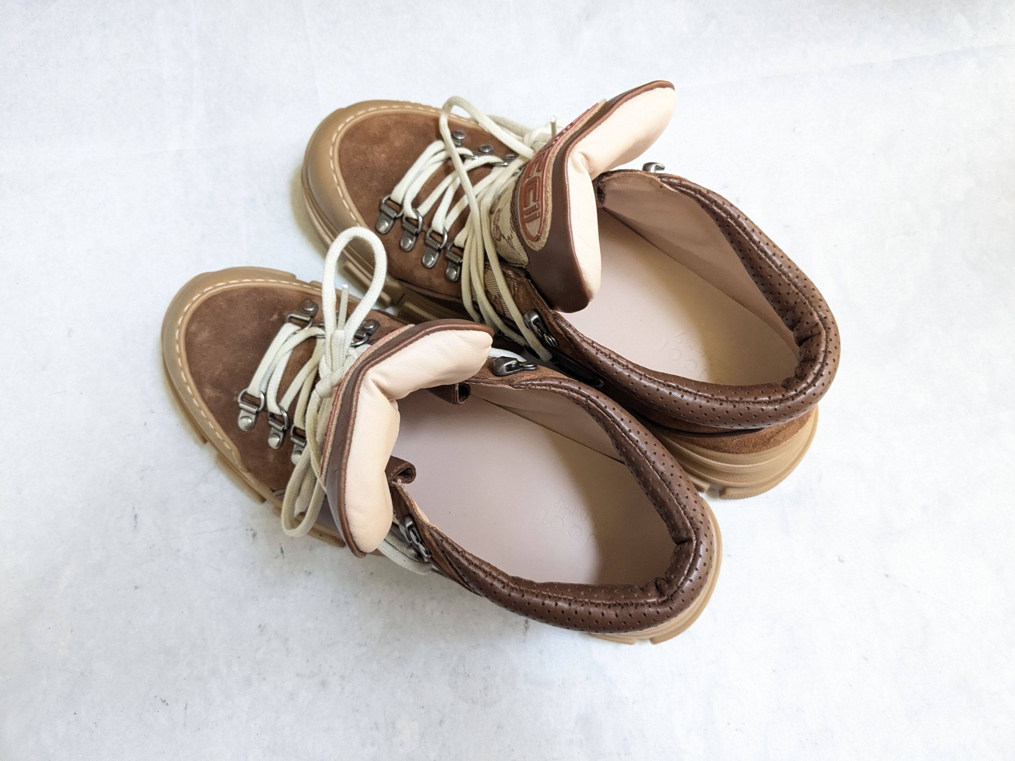 Gucci Gucci Flashtrek Sneakers Brown Monogram Logo GG 9.5 Size US 9.5 / EU 42-43 - 18 Thumbnail