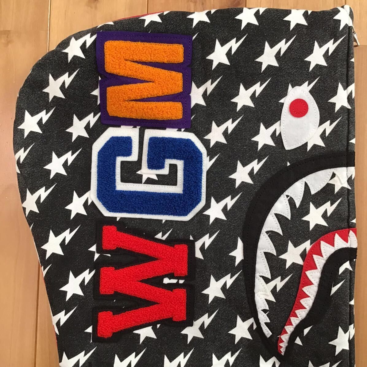 Bape BAPE Stars and Stripes Shark full zip Hoodie a bathing ape Size US M / EU 48-50 / 2 - 4 Thumbnail