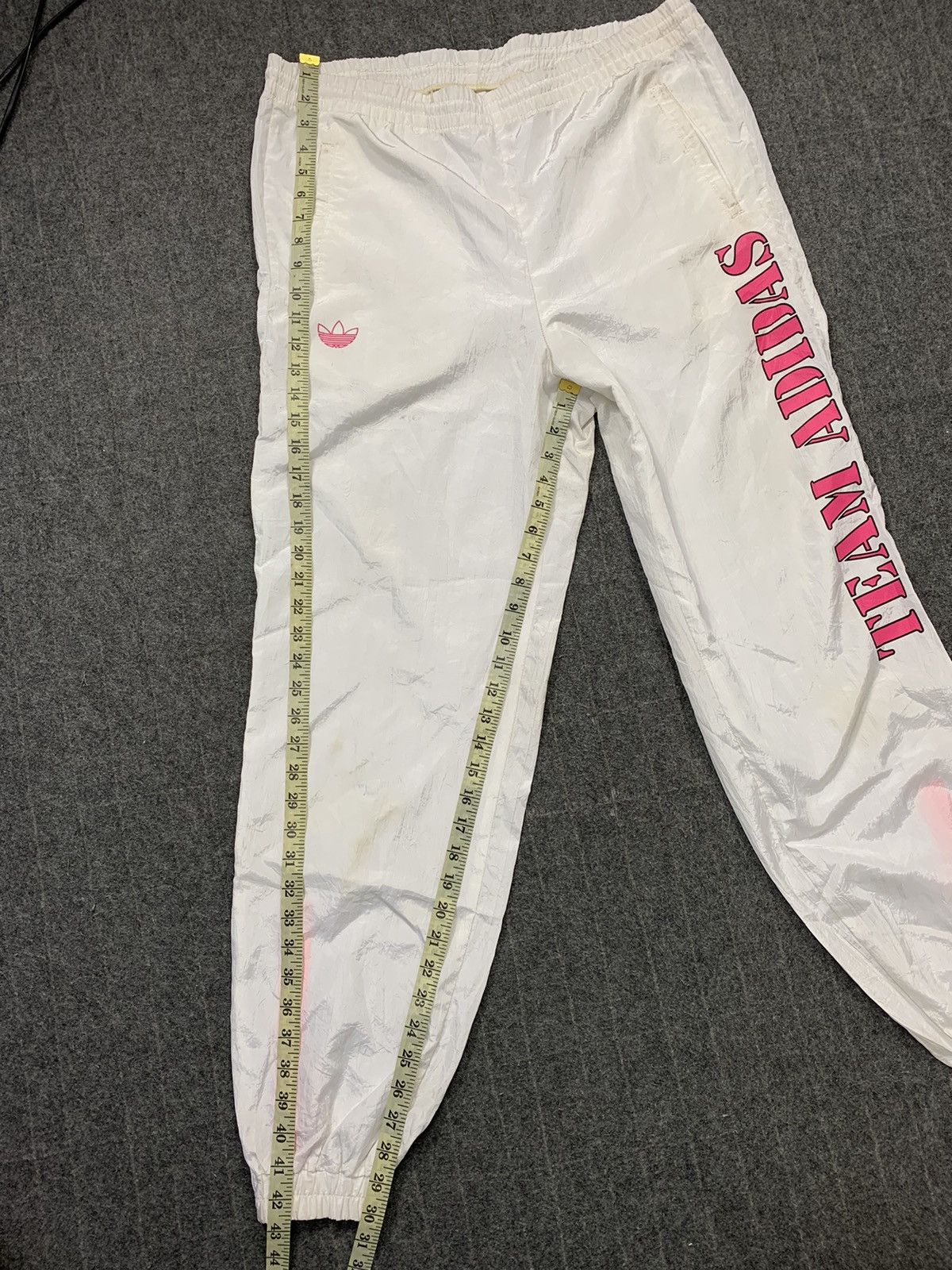 Adidas Hype 90s Adidas Spell Out Logo Pant Olympic Size US 35 - 12 Thumbnail