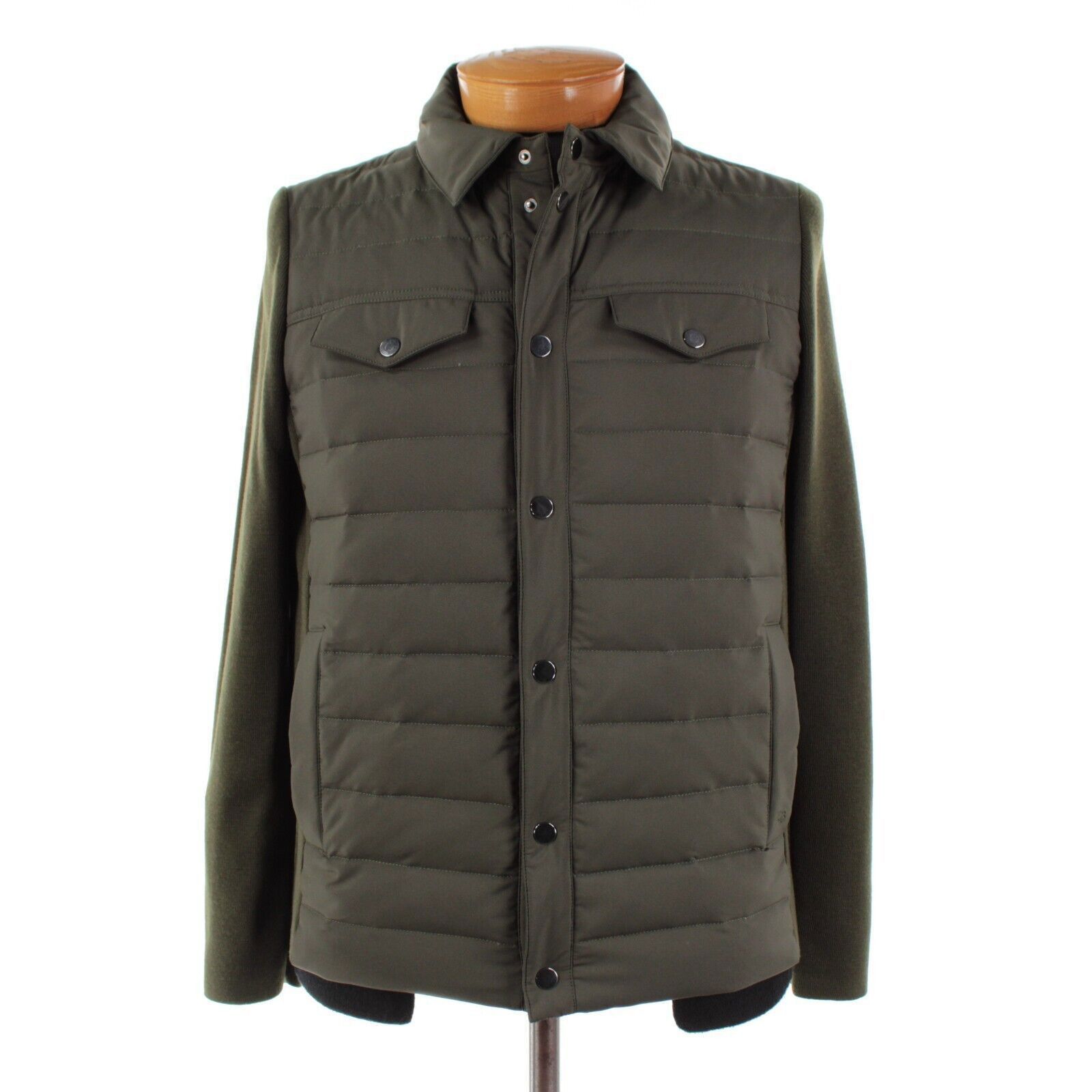 Luciano Barbera Luciano Barbera Jacket Size M US In Green Polyester & Wool Size US M / EU 48-50 / 2 - 1 Thumbnail
