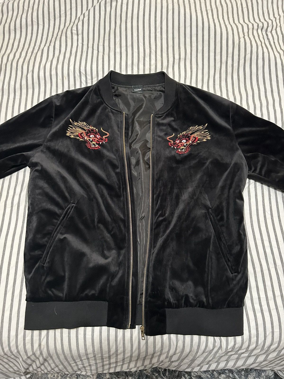 Drop Dead Jurassic Park theme bomber | Grailed