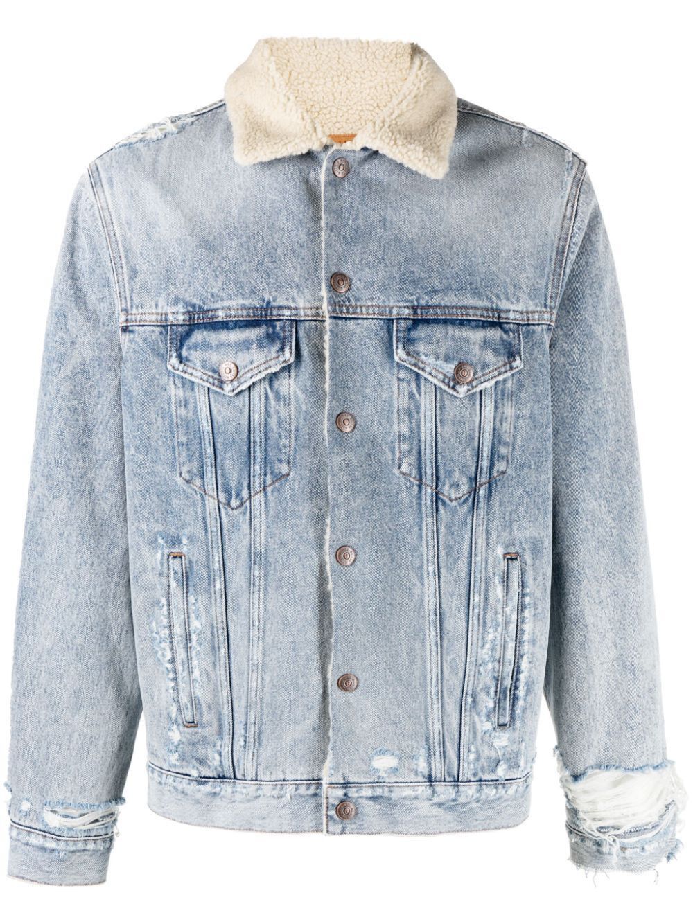 Maison Margiela o1y1124 Denim Sports Jacket in Blue Size US M / EU 48-50 / 2 - 1 Thumbnail