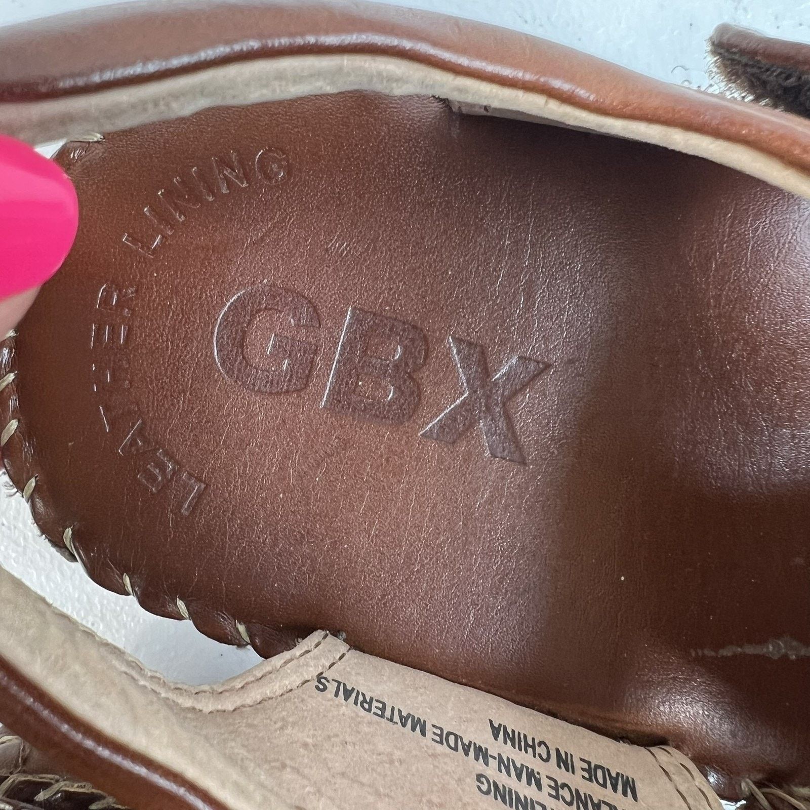 GBX GBX Size 9M Fisherman Sandals Brown Leather Casual Comfort Size US 9 / EU 42 - 7 Thumbnail