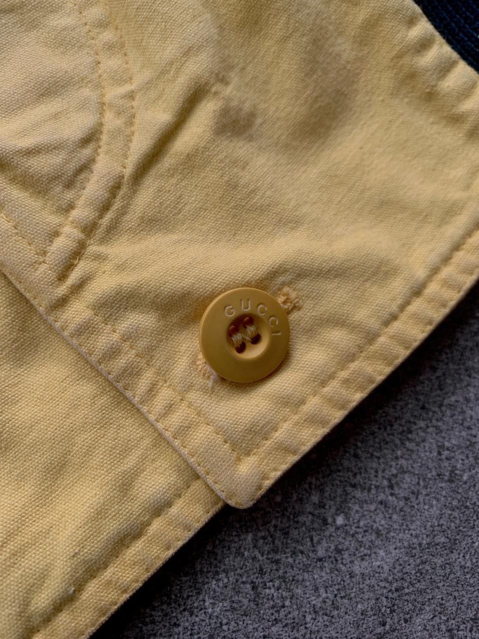 Gucci FREE TAX! 90s Canvas Cropped Work Jacket Size US L / EU 52-54 / 3 - 6 Thumbnail