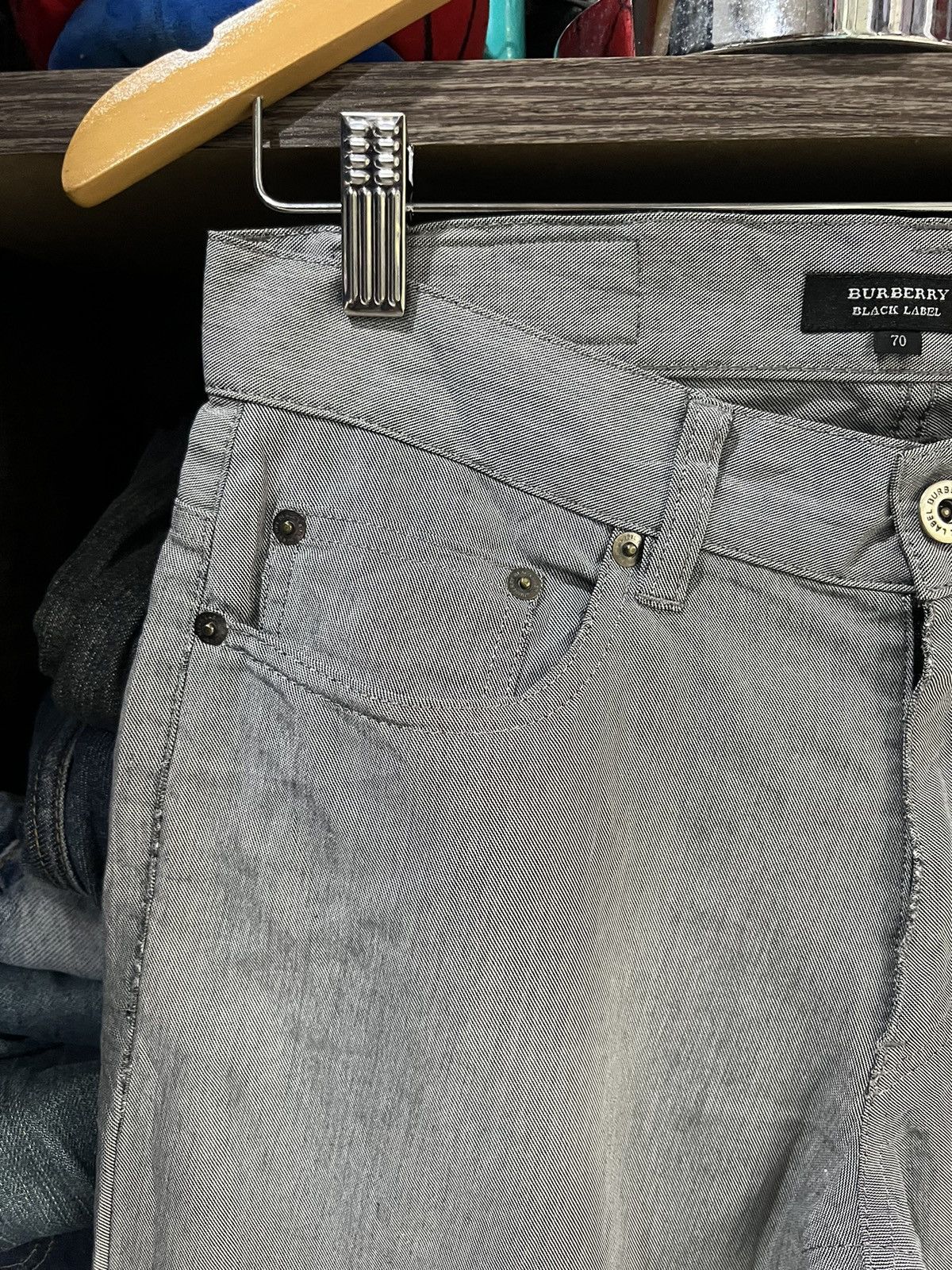 Burberry 🔥Burberry Black Label Light Denim Size US 29 - 6 Thumbnail