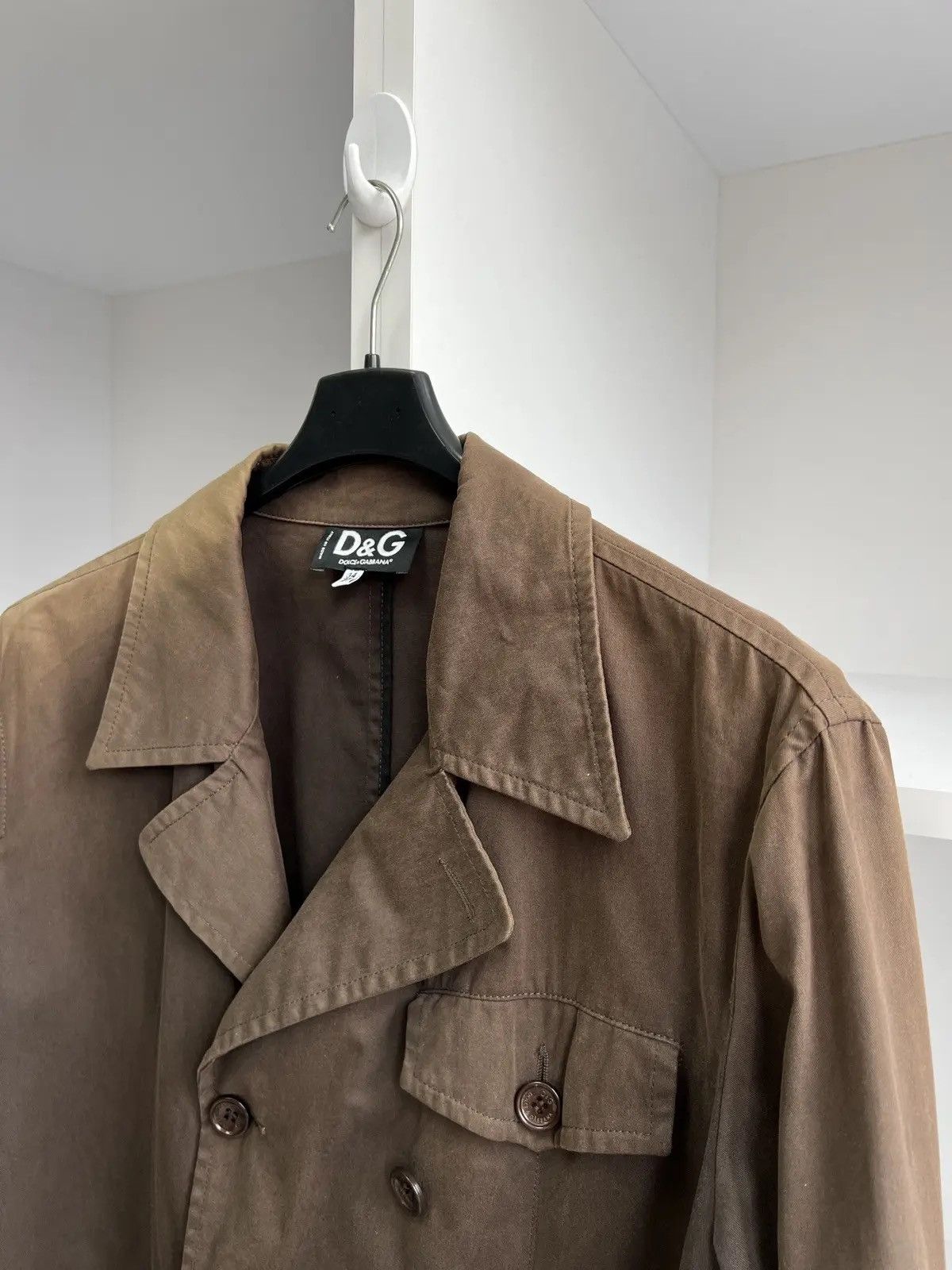 Dolce & Gabbana × Vintage Vintage Dolce Gabbana brown archival trench coat Size US M / EU 48-50 / 2 - 8 Thumbnail