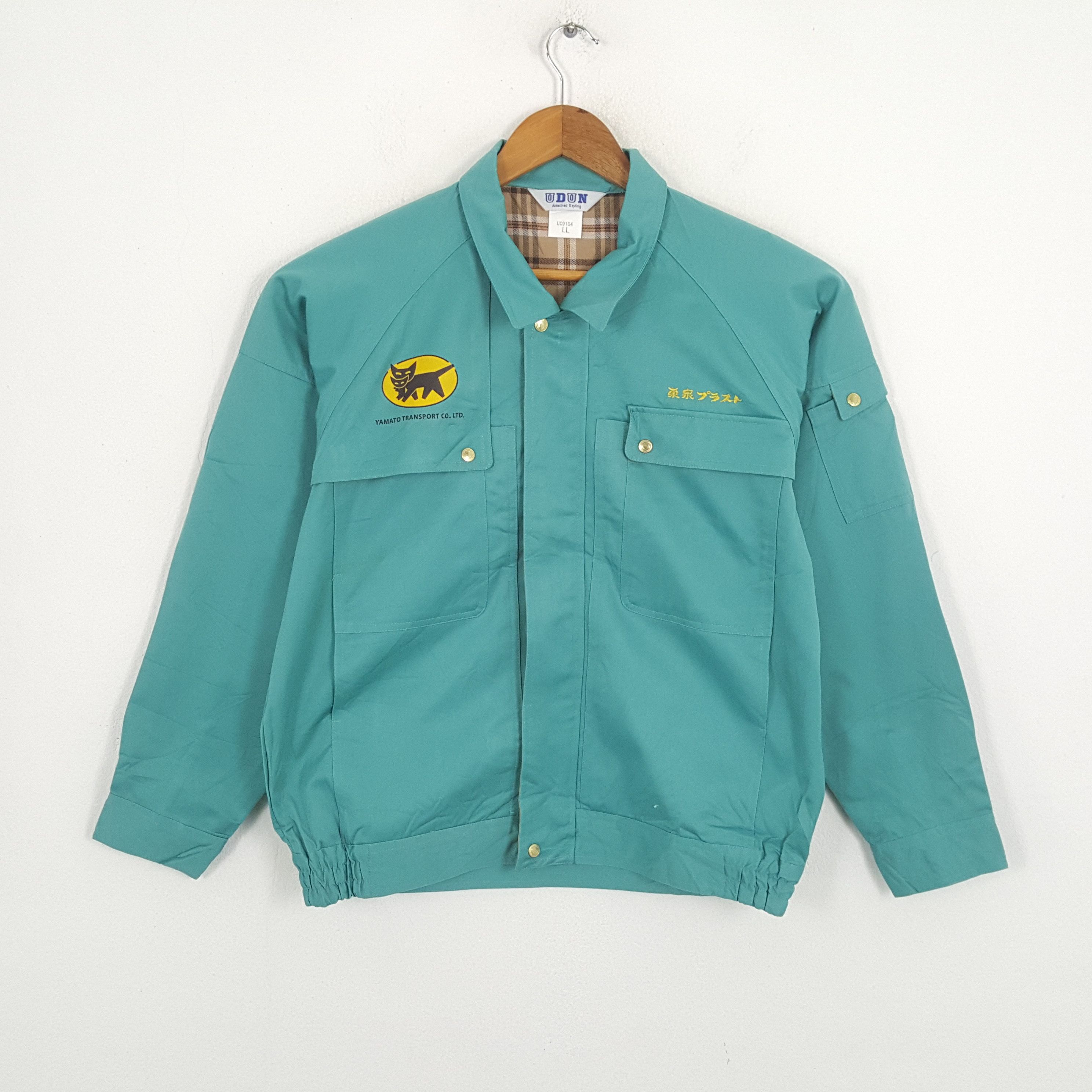 Japanese Brand × Vintage Vintage YAMATO TRANSPORT Japanese Racing Custom JAcket Size US L / EU 52-54 / 3 - 3 Thumbnail