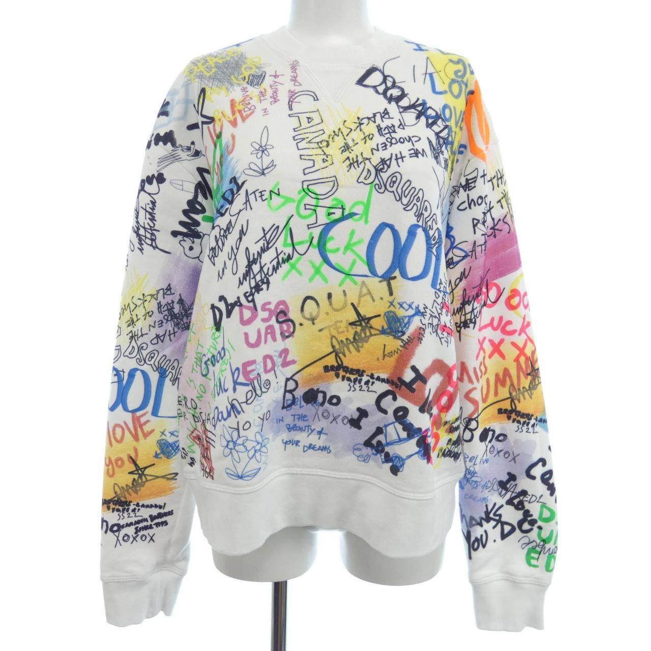 Other Dsquared2 S75GU0422 Cotton Sweatshirt Cotton Sweatshirts & Hoodies S75GU0422 DUTY FREE for USA