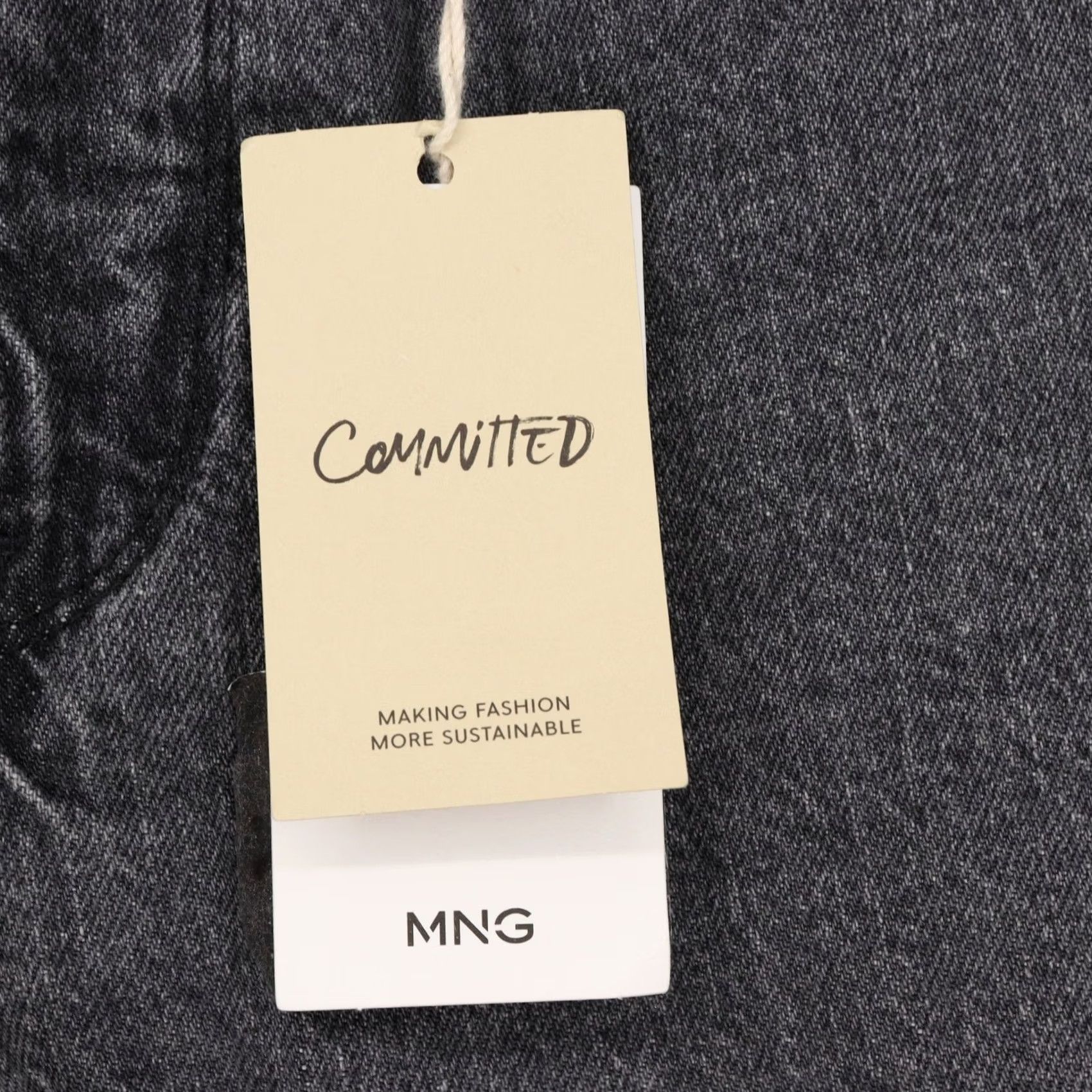 Mango Mango Jeans Womens Size 4 Gray Wash Denim Mid-Rise Flared Bootcut Stretch Comfort Button Zip Size 27" / US 4 / IT 40 - 5 Thumbnail