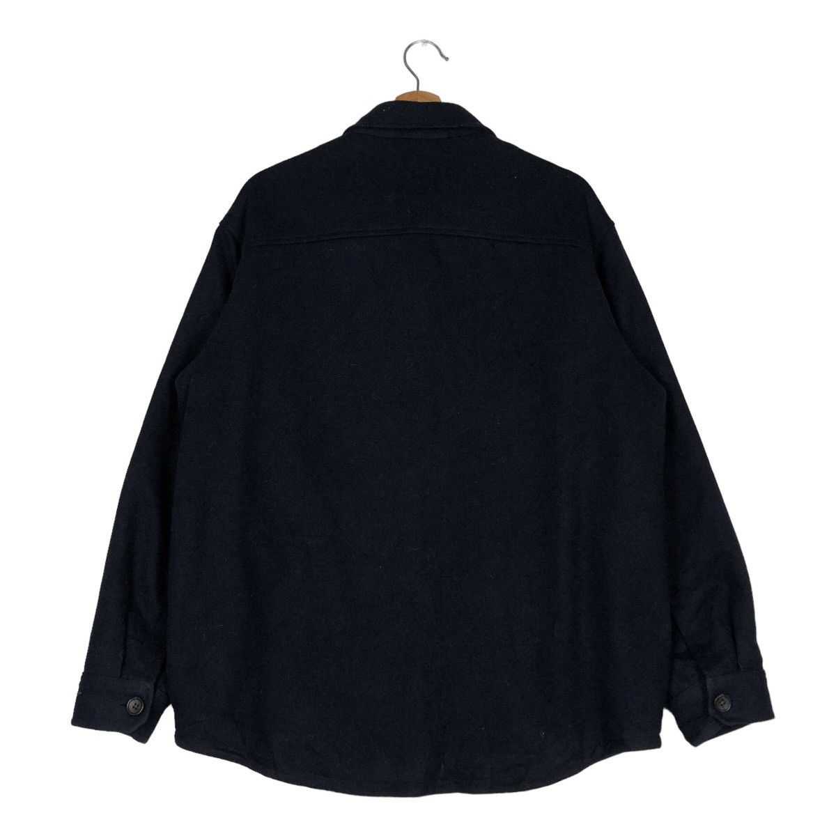Japanese Brand 🔥Vintage Wool Shirt Biker Jacket Uniqlo Japan Issey Miyake Size US L / EU 52-54 / 3 - 8 Thumbnail