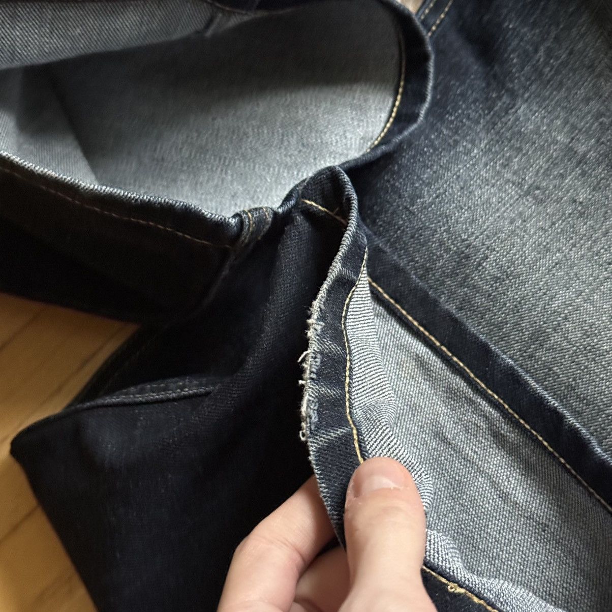 Dirk Bikkembergs 📌 Vintage Y2K Dirk Bikkembergs Baggy Soccer Washed Jeans Size US 33 - 12 Thumbnail