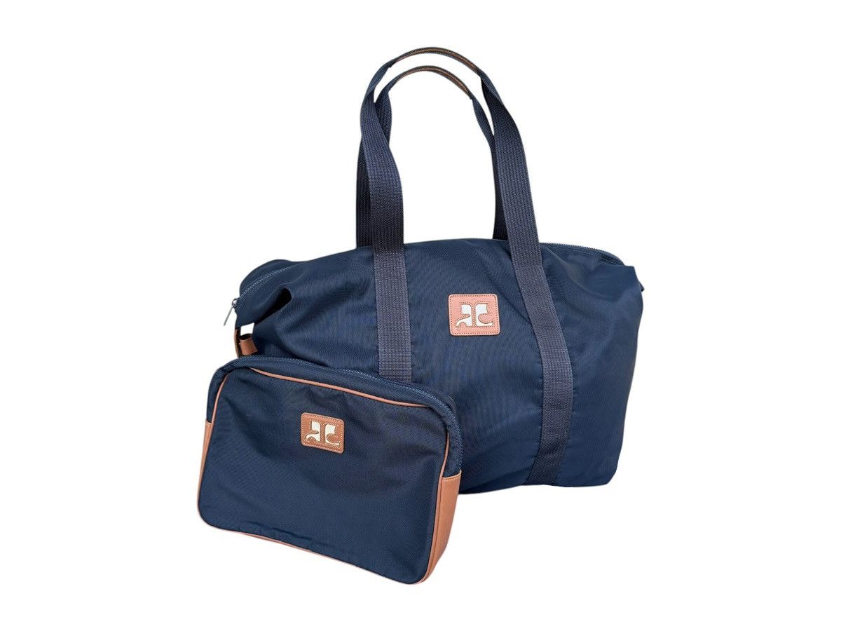 Courreges Vintage Courreges Logo Nylon Canvas Travel Bag & Pouch Bag Size ONE SIZE - 1 Thumbnail