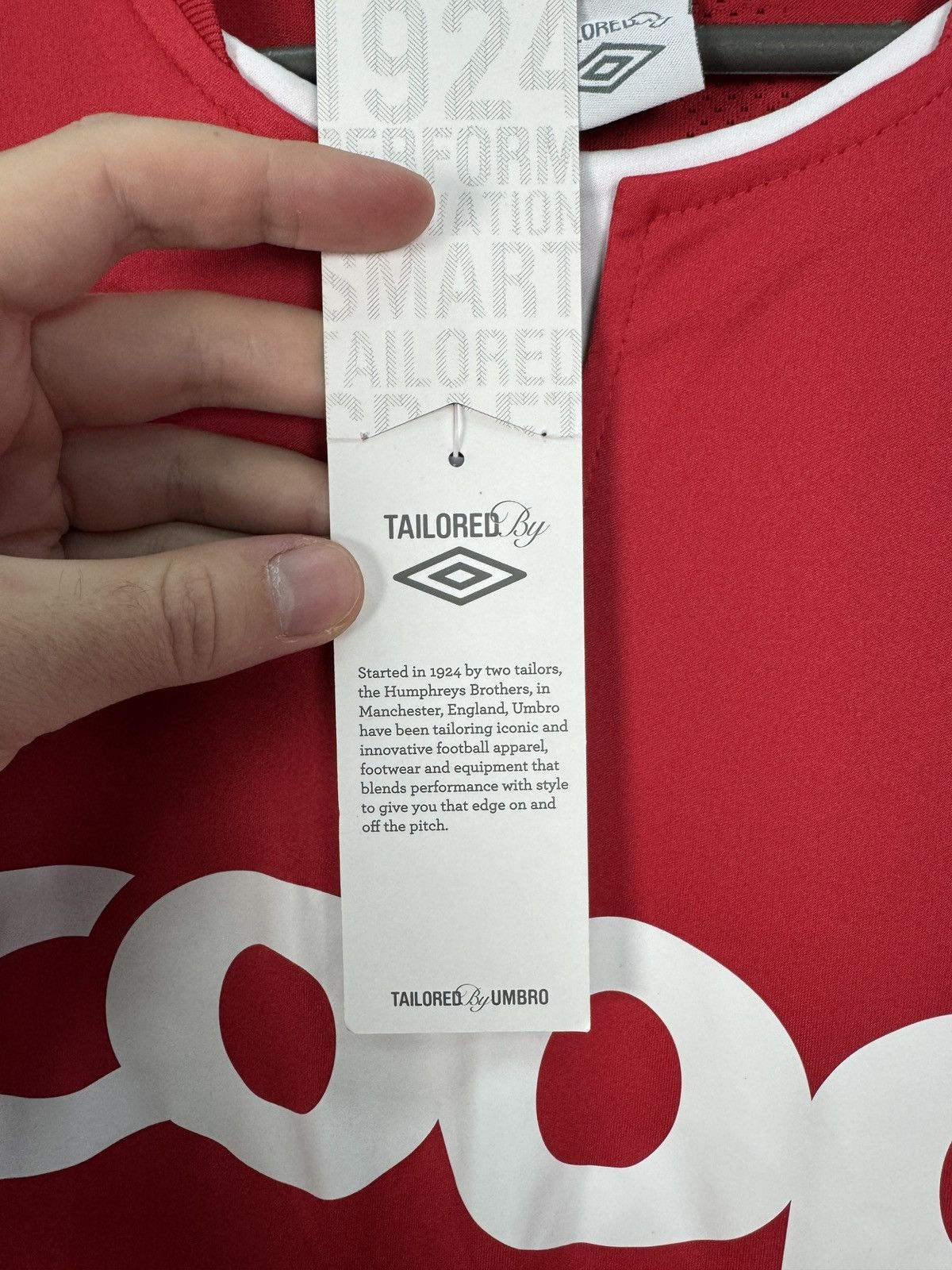 Umbro Umbro Coop Vision Tailored Long Sleeve T-Shirt Soccer Sz 40 Size US S / EU 44-46 / 1 - 8 Thumbnail