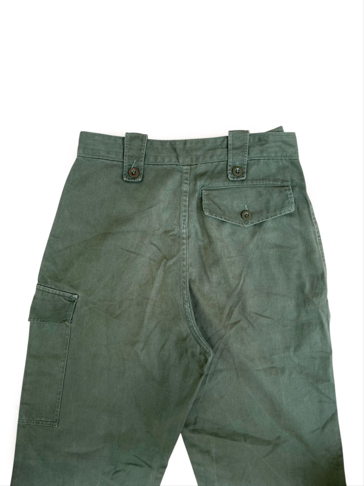 Vintage Vintage 1975 Belgian Army Iconic Cargo Pants Size US 29 - 7 Thumbnail