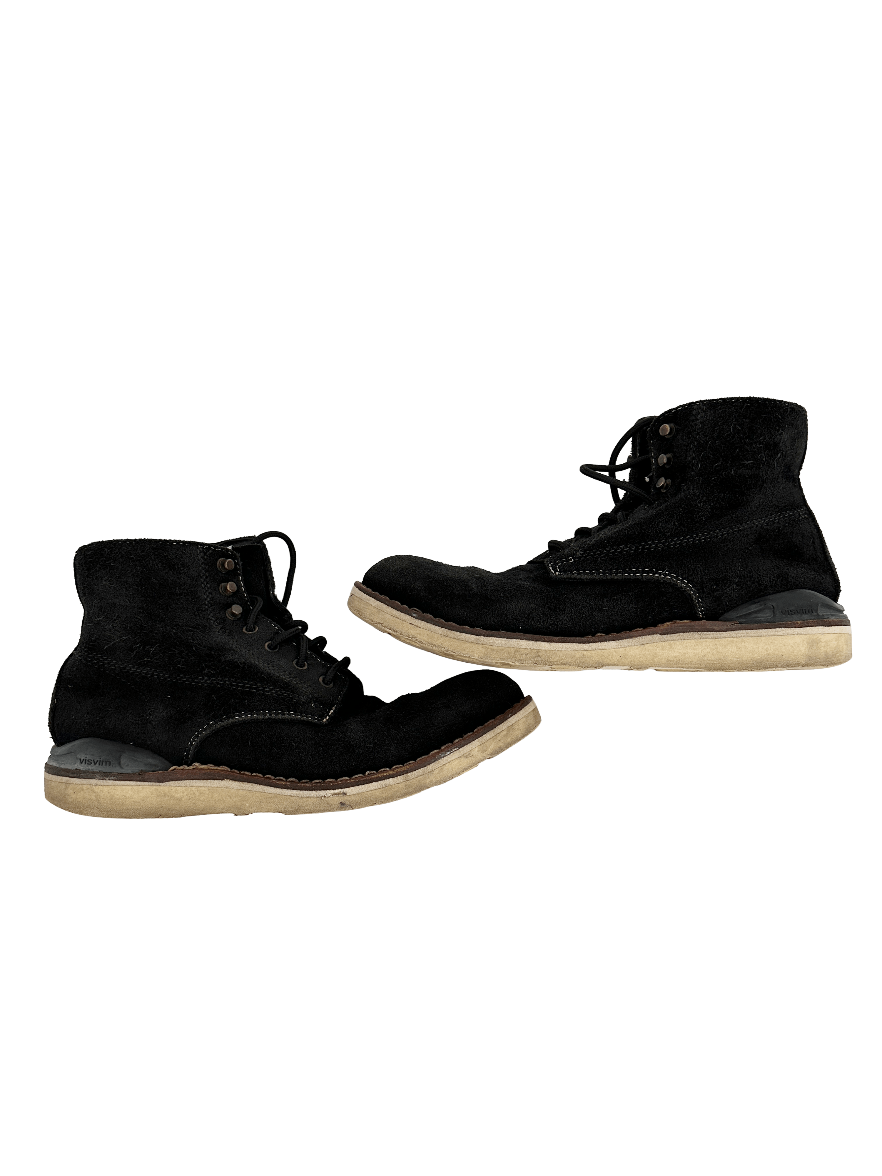 Visvim Visvim Wabanaki Suede Boots 12 Mens Black New Waite-Folk