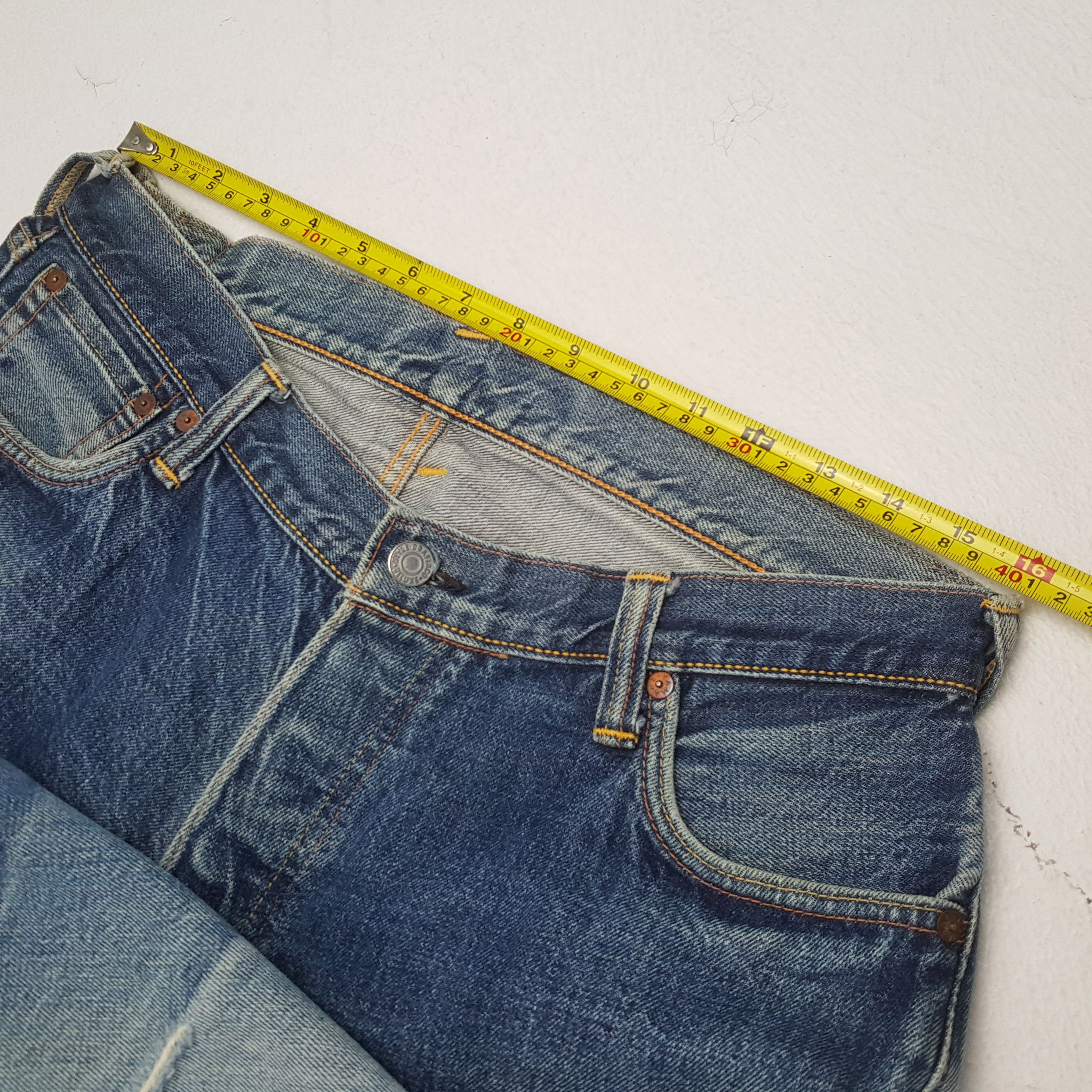 Evisu × Japanese Brand × Vintage Vintage EVISU Japanese Brand Daicock Custom Distressed Jean Size US 32 / EU 48 - 7 Thumbnail