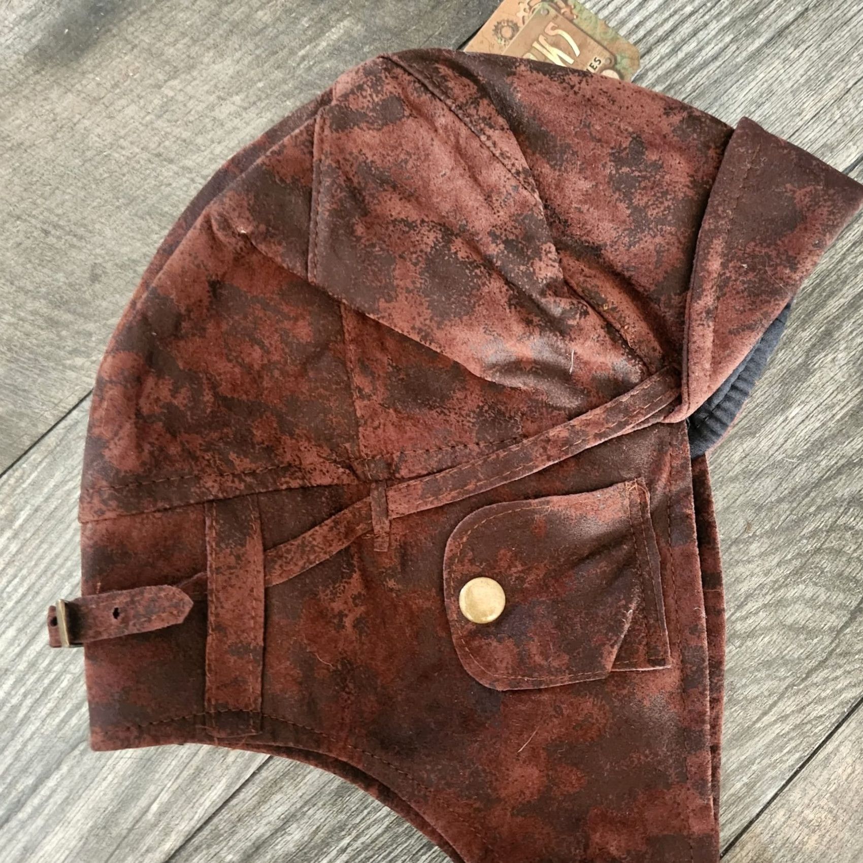 Sears Steam Works Hat Mens L Brown Steampunk Cap Trapper Flap Ears New Tags Size ONE SIZE - 6 Thumbnail