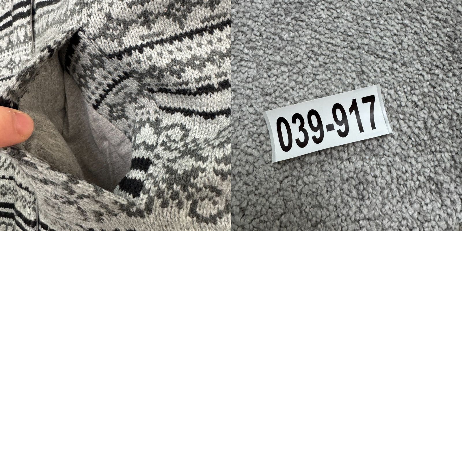 Coldwater Creek Coldwater Creek Vest Full Zip Lined Knitted Wool Gray Womens XL 18 Fair Isle Jacket Size XL / US 12-14 / IT 48-50 - 9 Thumbnail