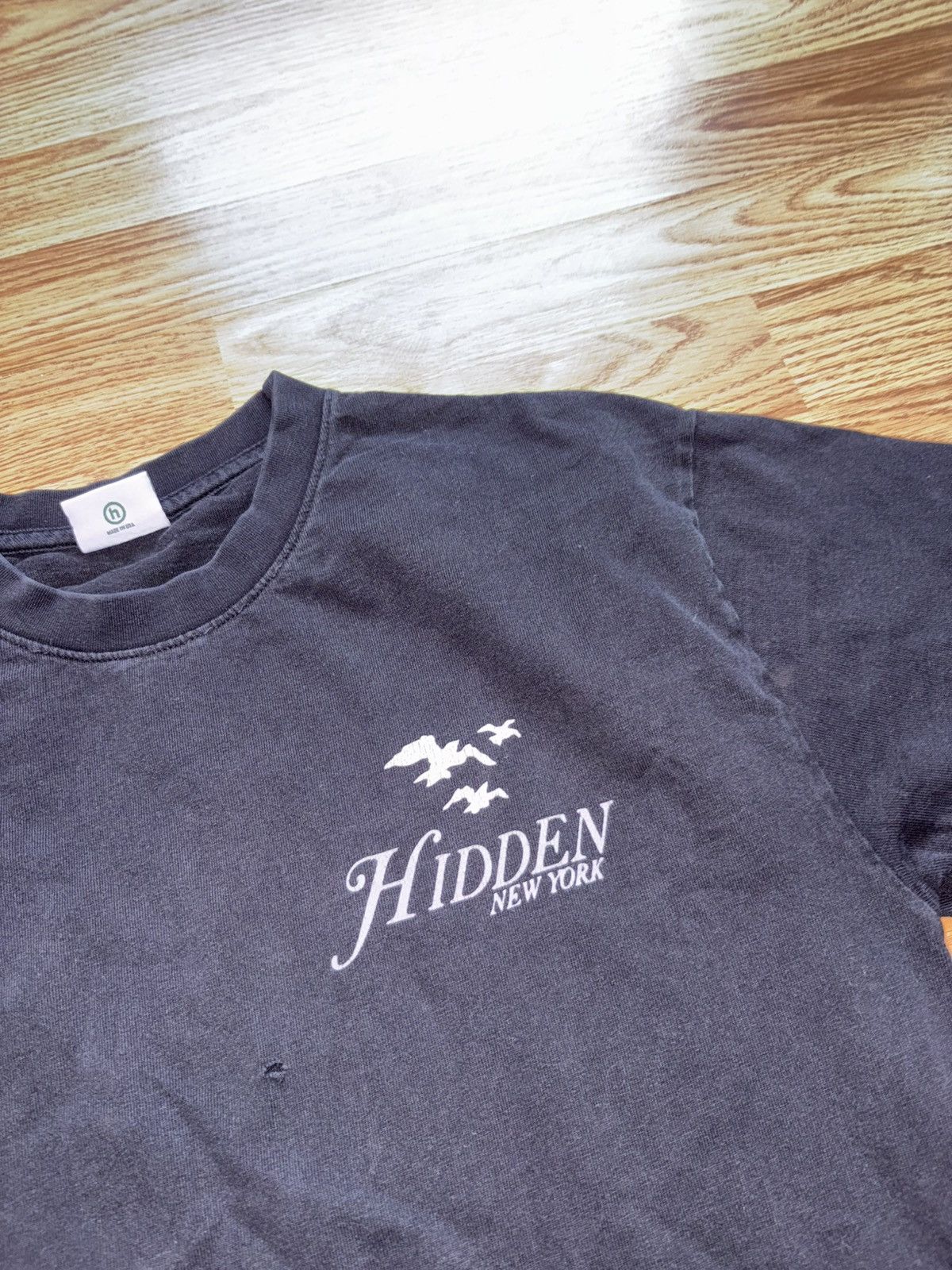 HIDDEN Y2K Hidden New York Nature Tree Black Streetwear Tee Size US S / EU 44-46 / 1 - 6 Thumbnail