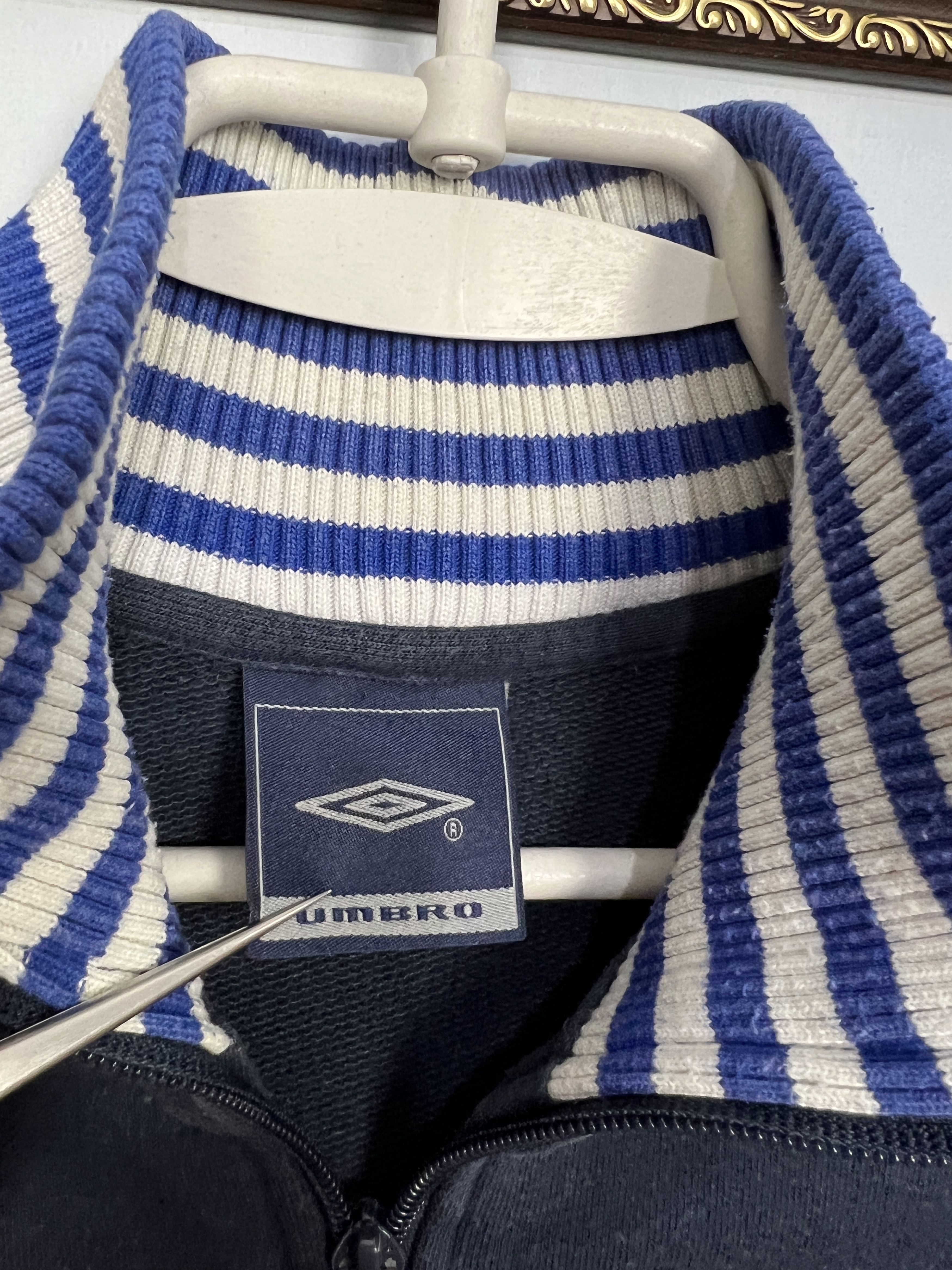 Umbro Vintage 2000's Chelsea Football Jacket Soccer Track Top Size US M / EU 48-50 / 2 - 7 Thumbnail