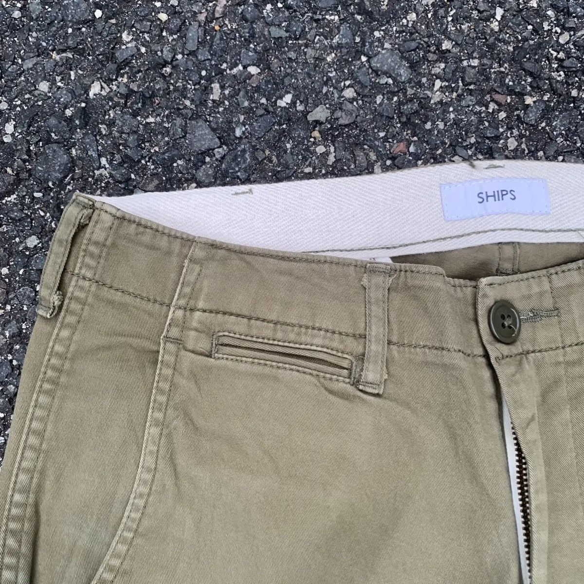 Japanese Brand Ships Japan Trousers Blank Chino Pants Made In Japan Size US 29 - 3 Thumbnail