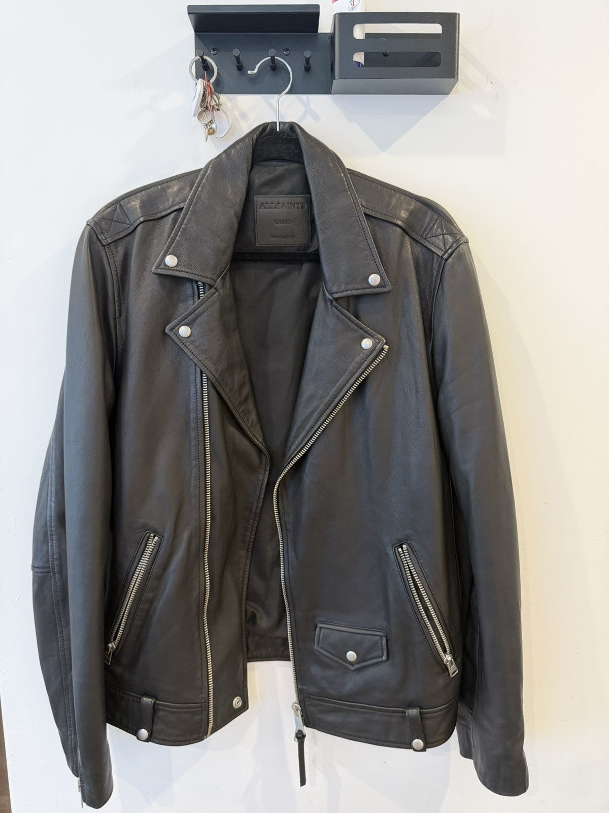Allsaints All Saints Biker Jacket Size US L / EU 52-54 / 3 - 1 Thumbnail