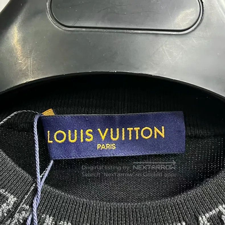 Louis Vuitton Louis Vuitton Black jacquard embellished pullover sweater Size US L / EU 52-54 / 3 - 2 Thumbnail